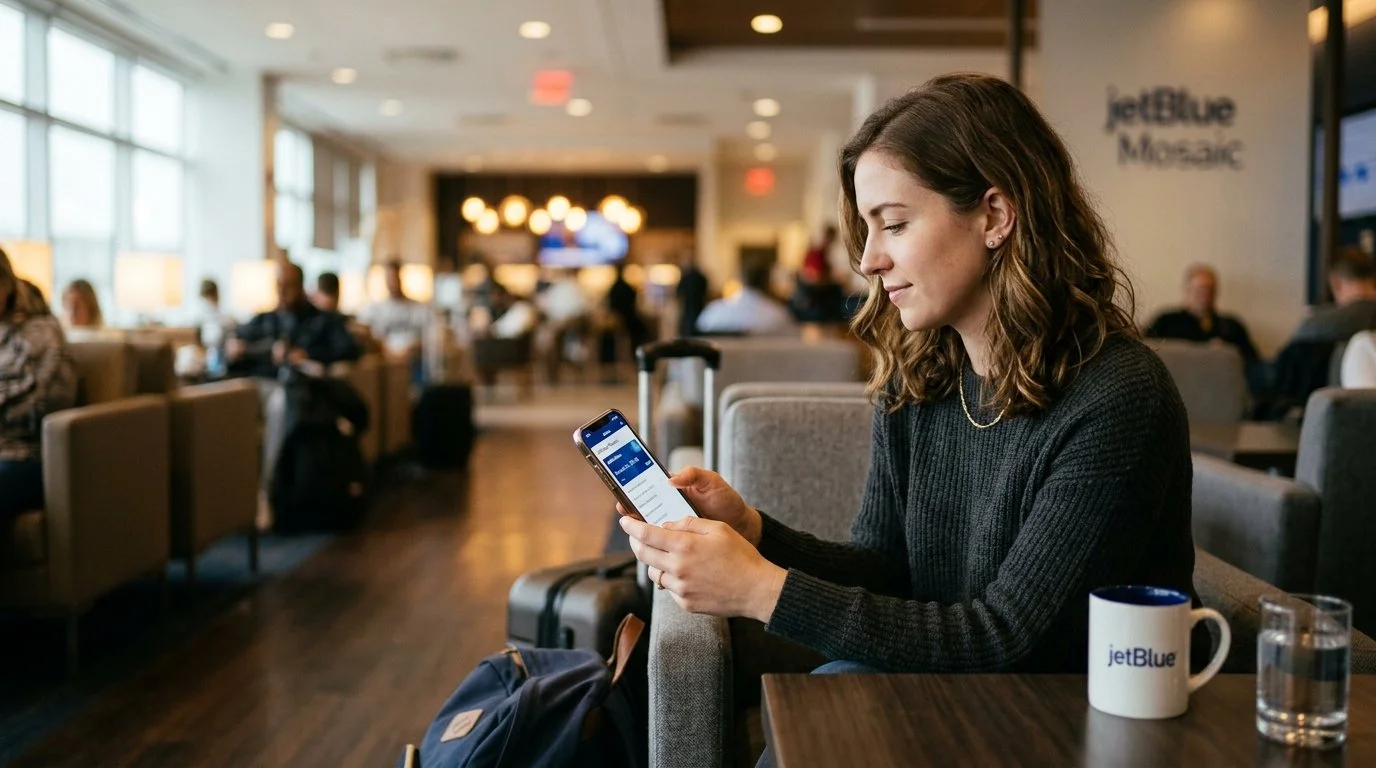 JetBlue Mosaic status 2026 strategy with Plus Card tiles and benefits