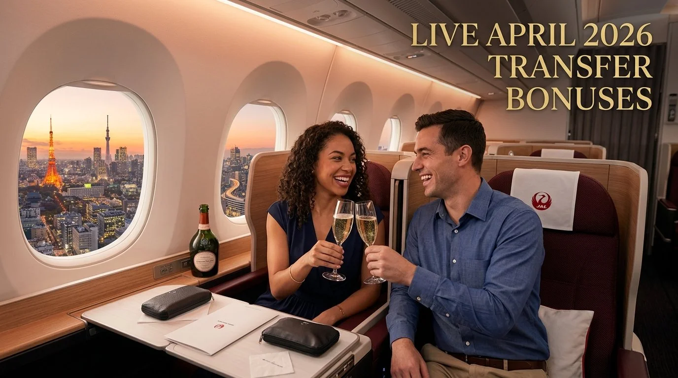 Live Transfer Bonuses April 2026 Chase 70% IHG Capital One 30% JAL Aeroplan sweet spots