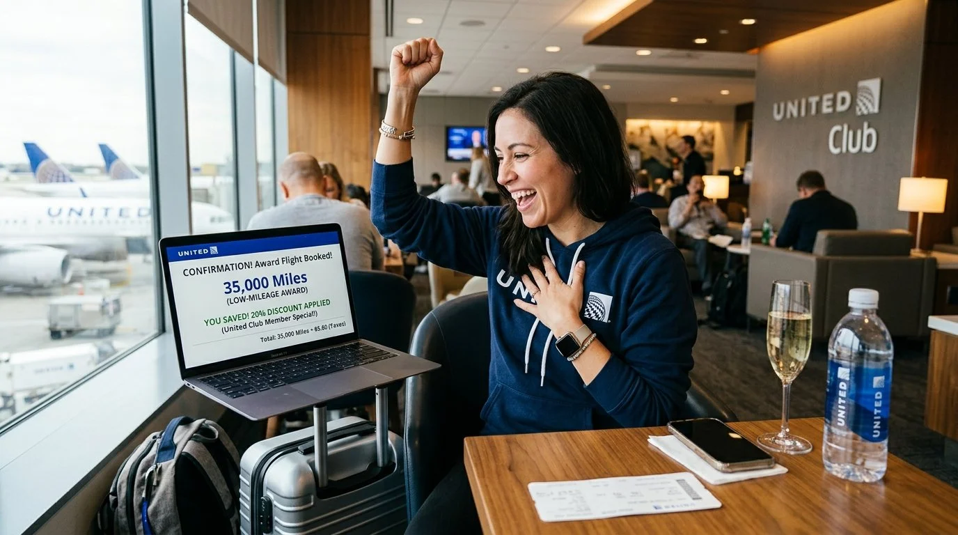 United credit card 3x–5x earning boosts and 10–15% award discounts April 2026