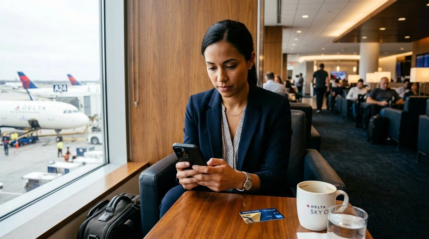 Delta SkyMiles Gold American Express Card 2026 interactive ROI calculator net value after fee