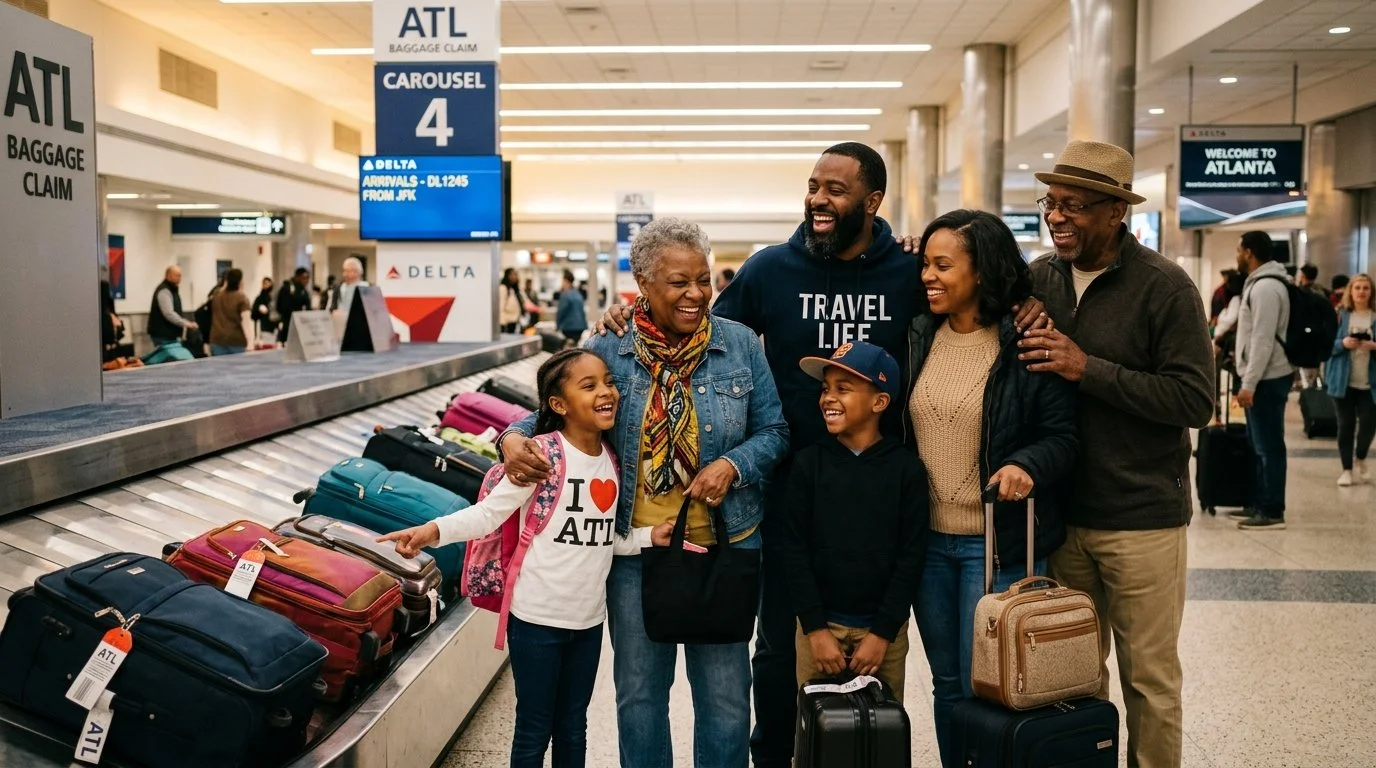 Solo business traveler using Delta SkyMiles benefits 2026