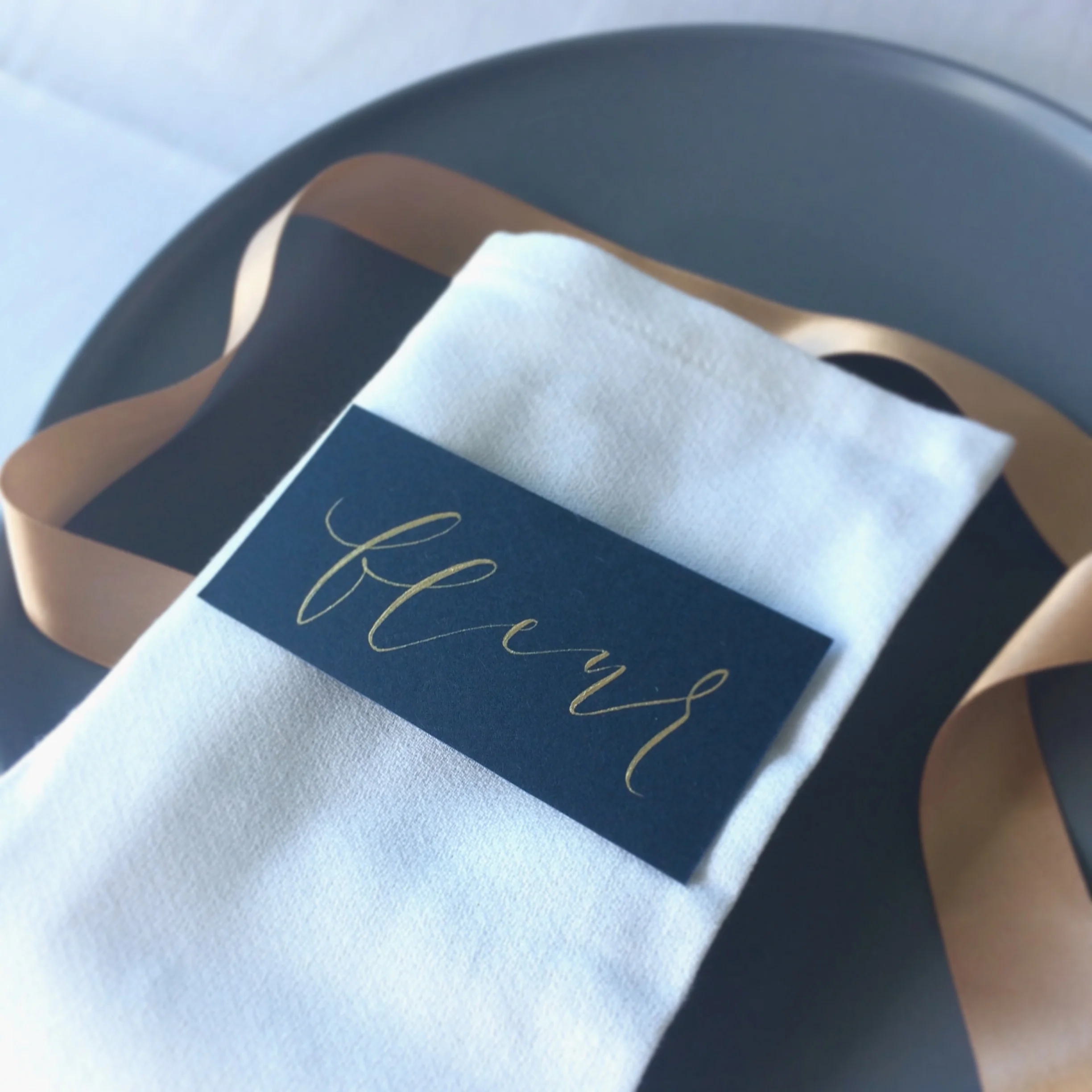 Place card – Navy