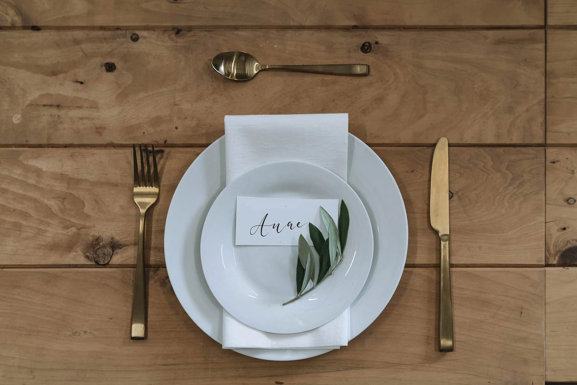 Place card – Smooth White