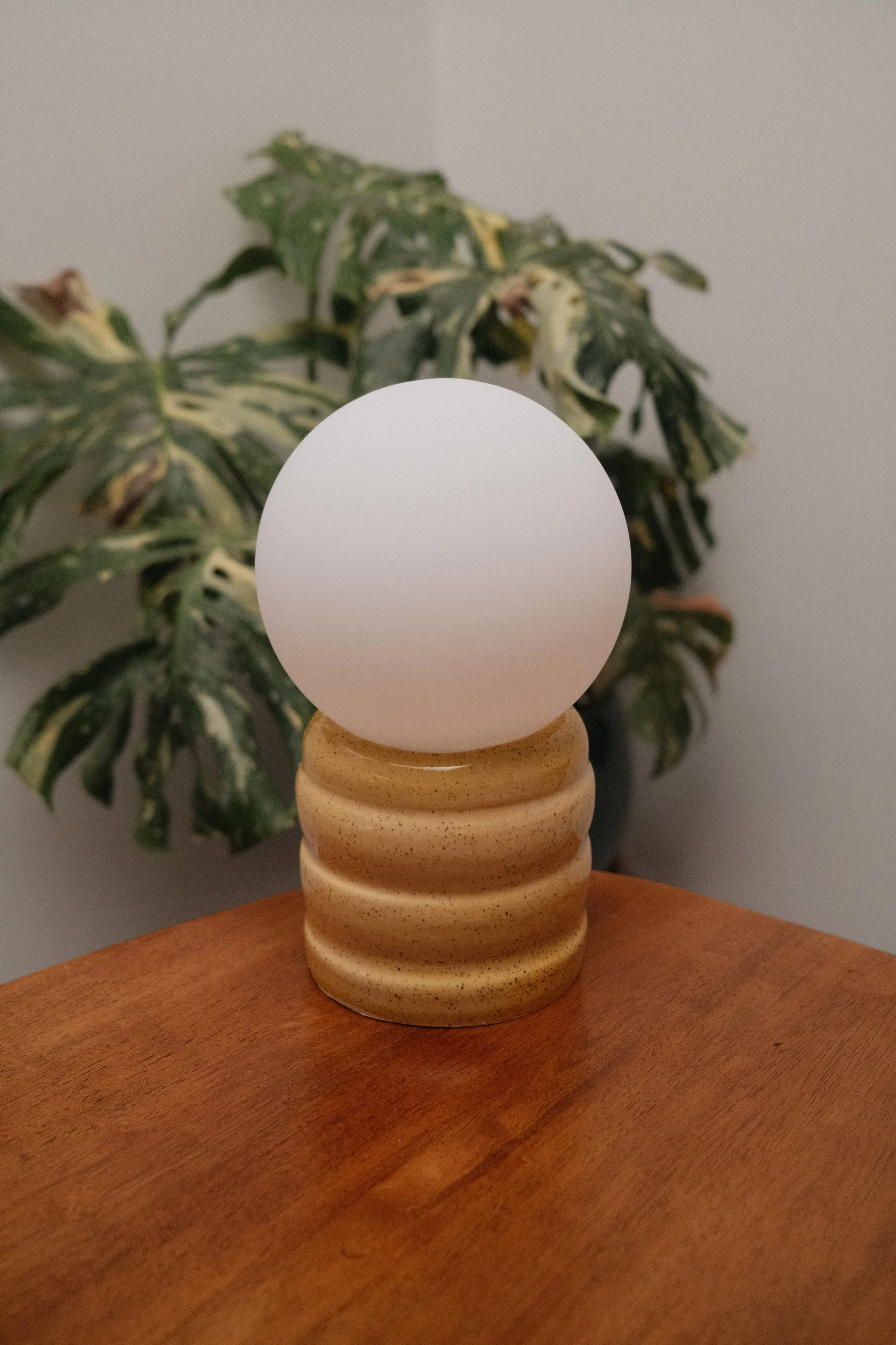 Butter Yellow Bubble Lamp
