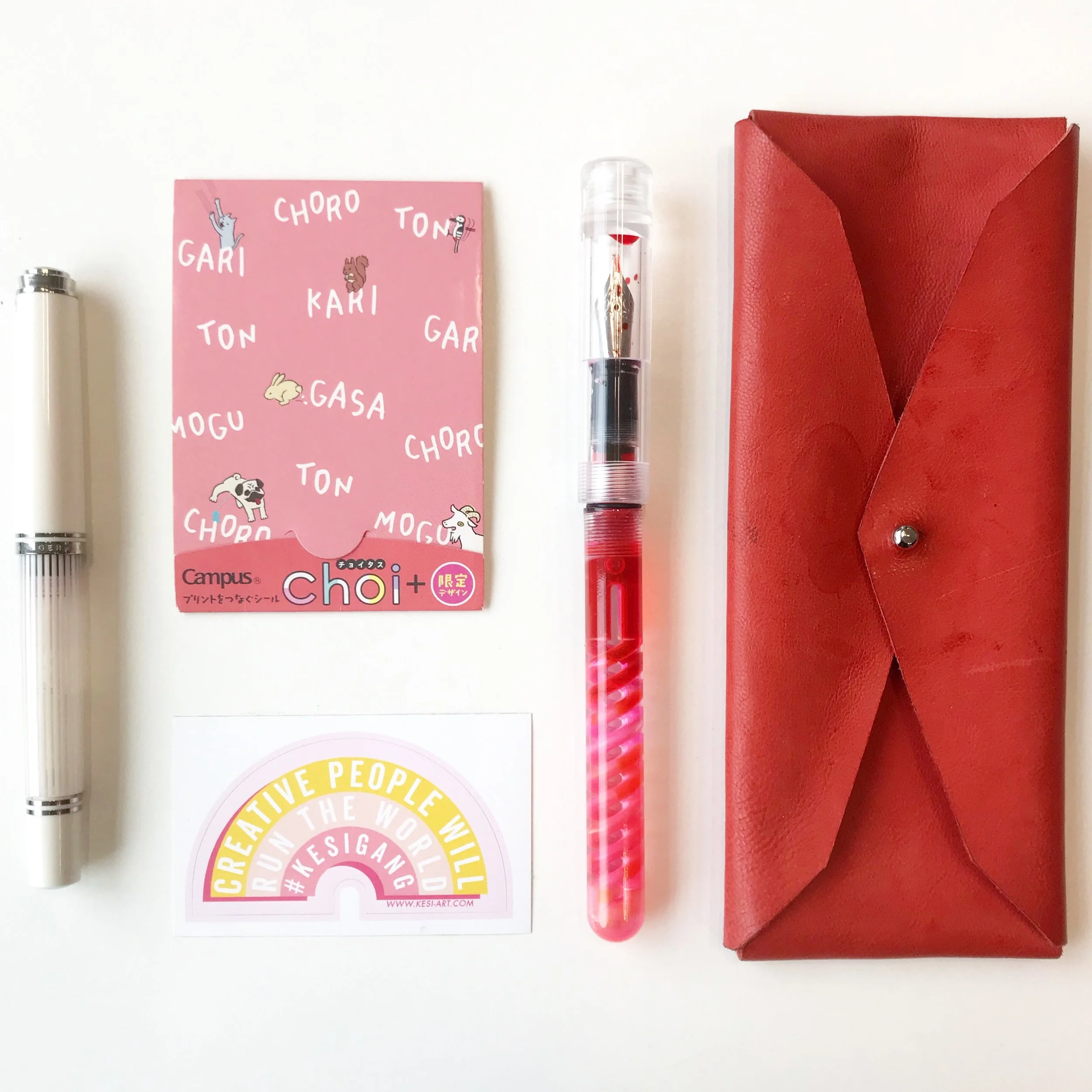 Coral on a rainy day