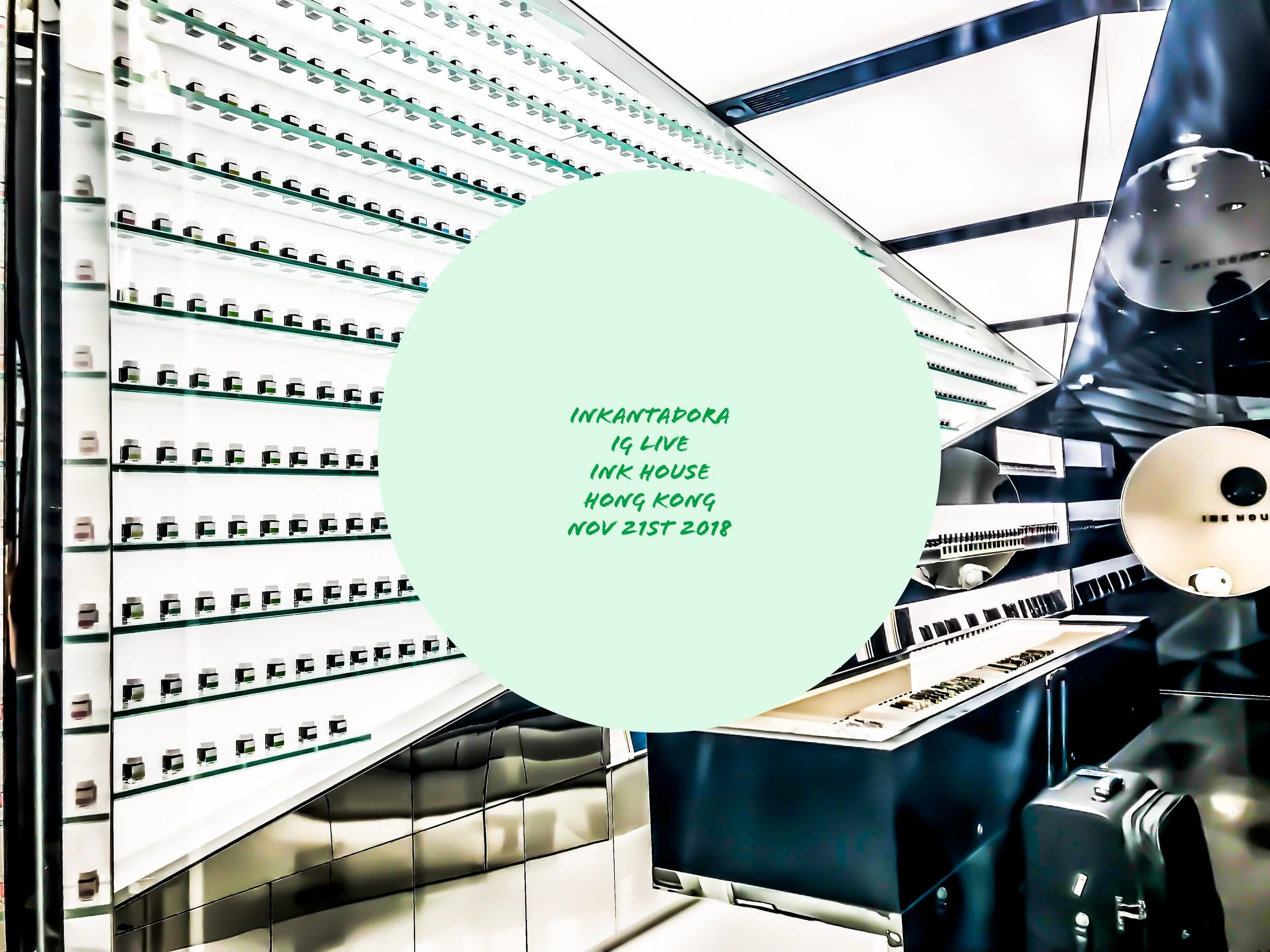 Instagram Live at Ink House Hong Kong on Nov 21st 2018