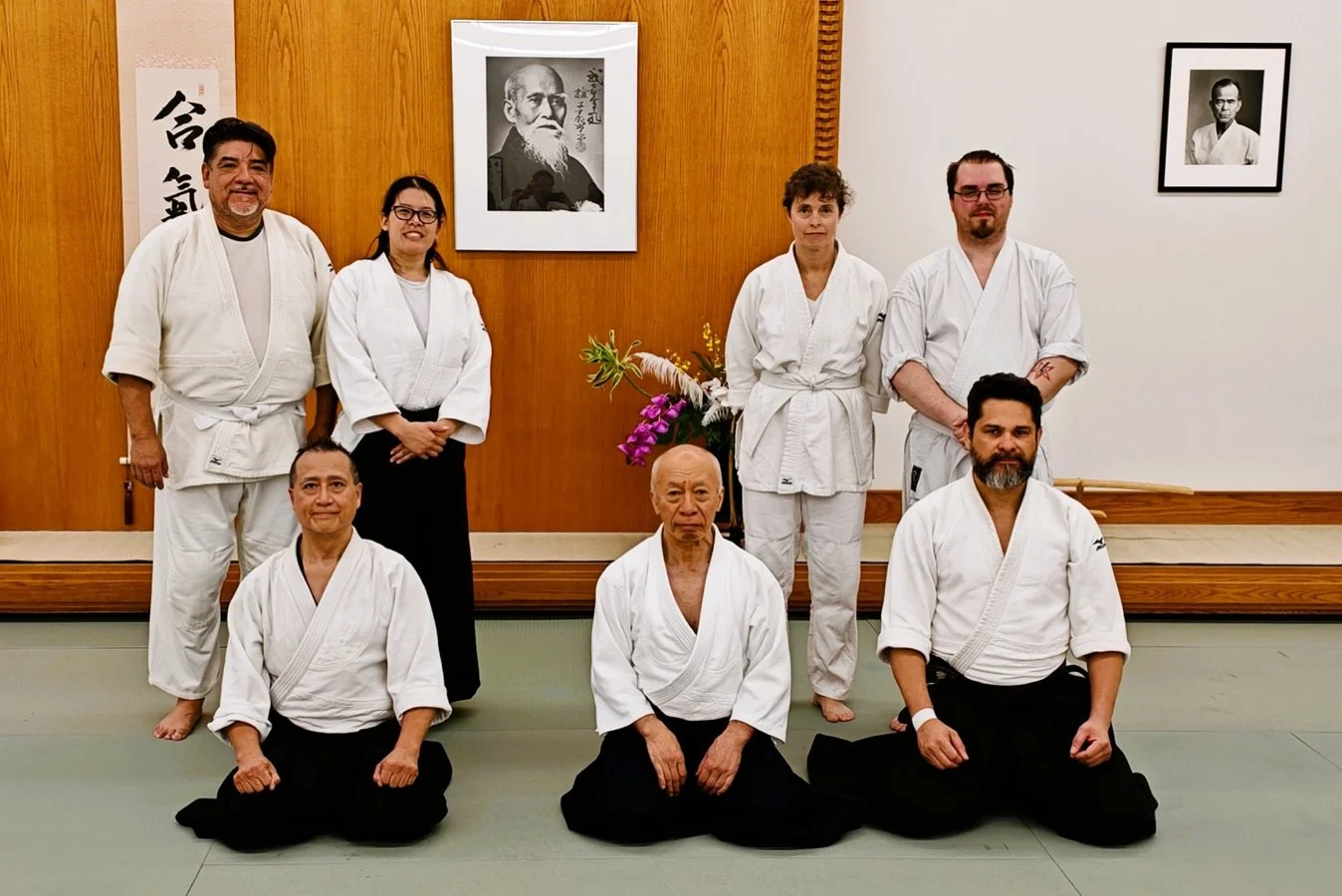 Kenosha Aikikai at the @midwestaikido 50th Anniversary with Osawa Sensei.