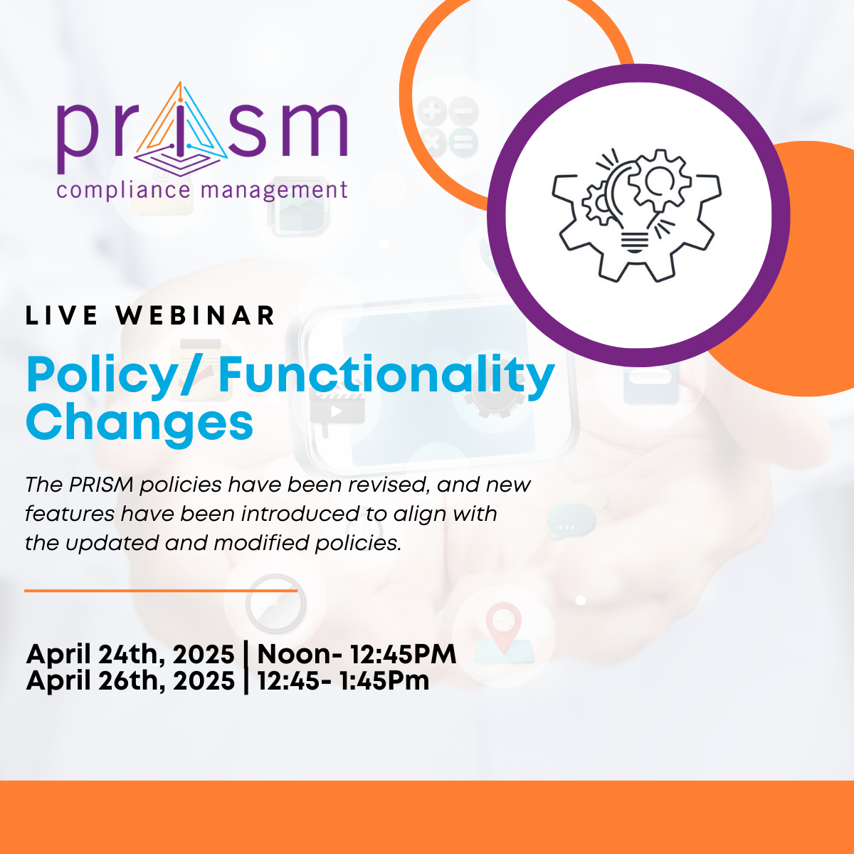 Policy/Functionality Changes