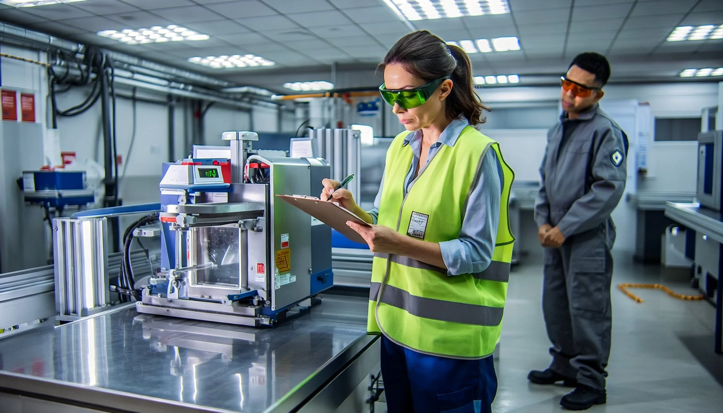 Laser safety operator training
