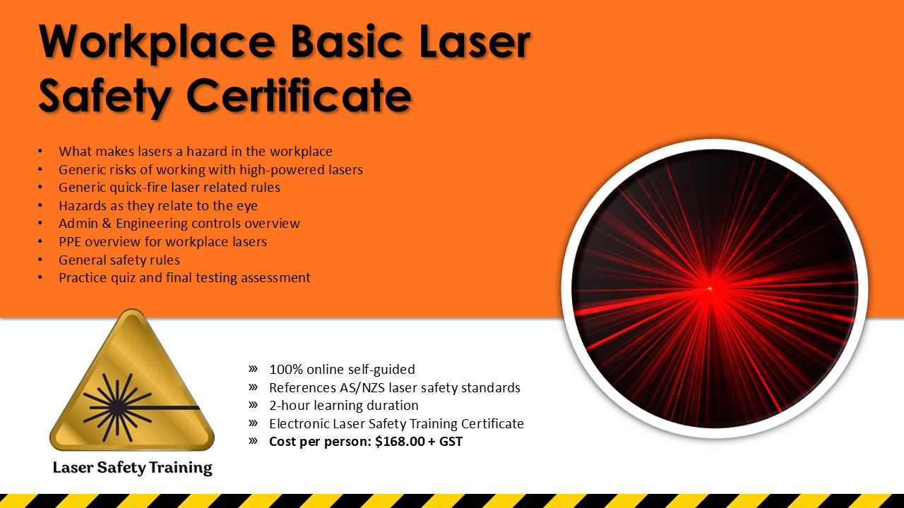 Workplace Basic Laser Safety Certificate