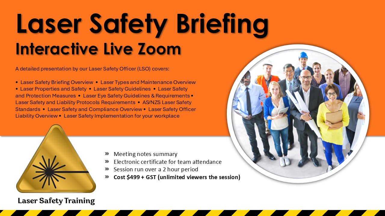 Laser Safety Awareness Briefing Zoom