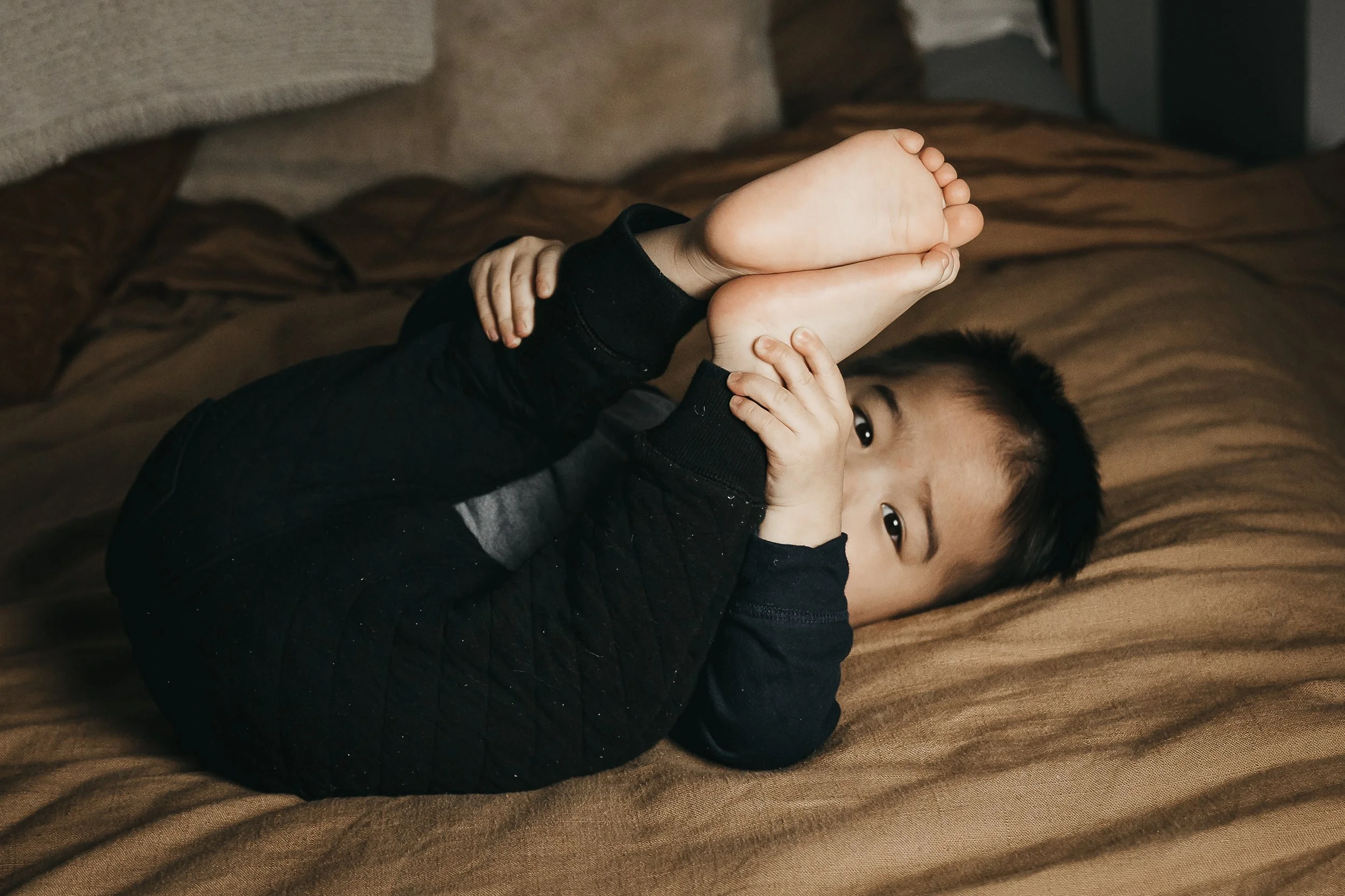 in home family photo session everett wa