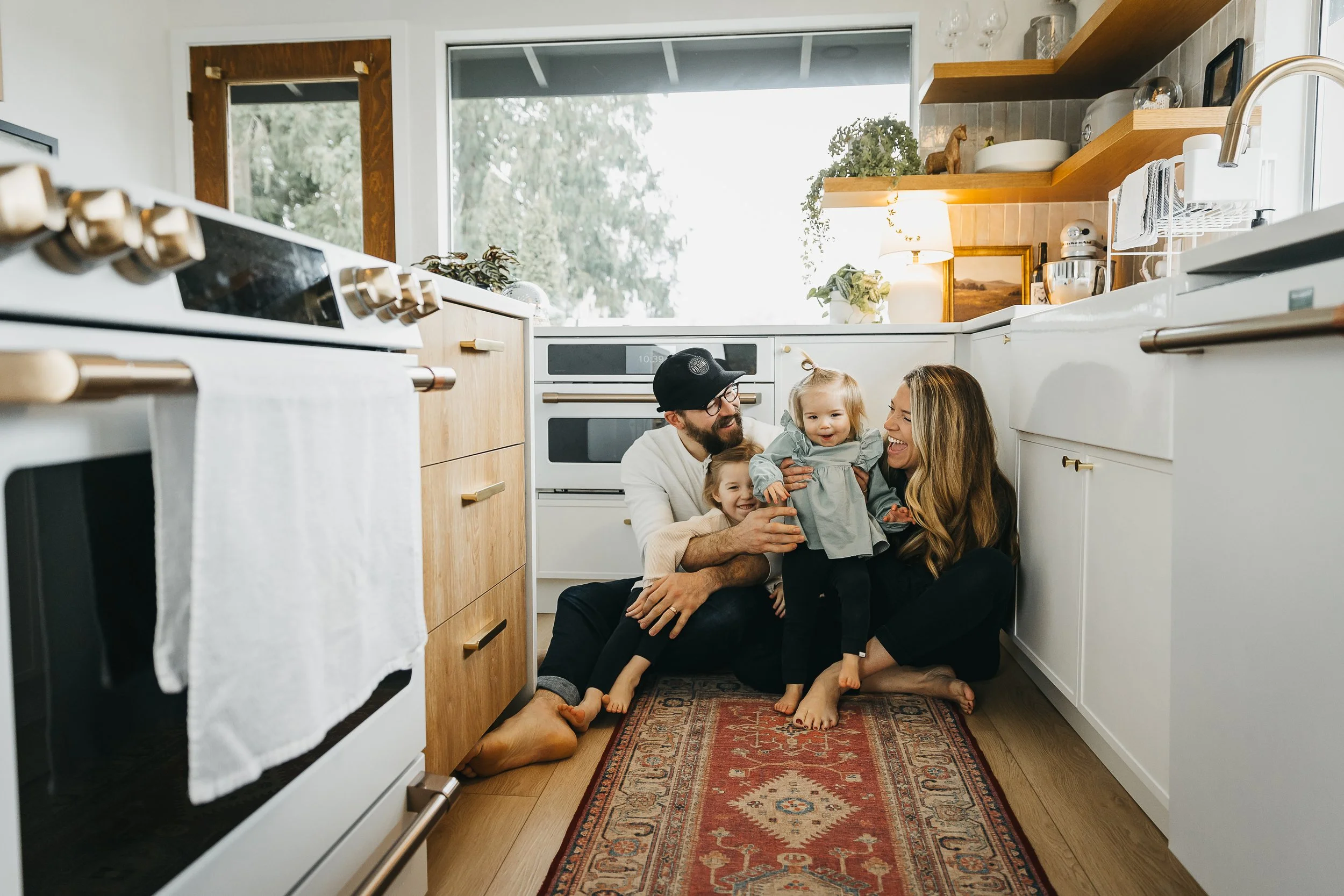 in home family photo session snohomish wa