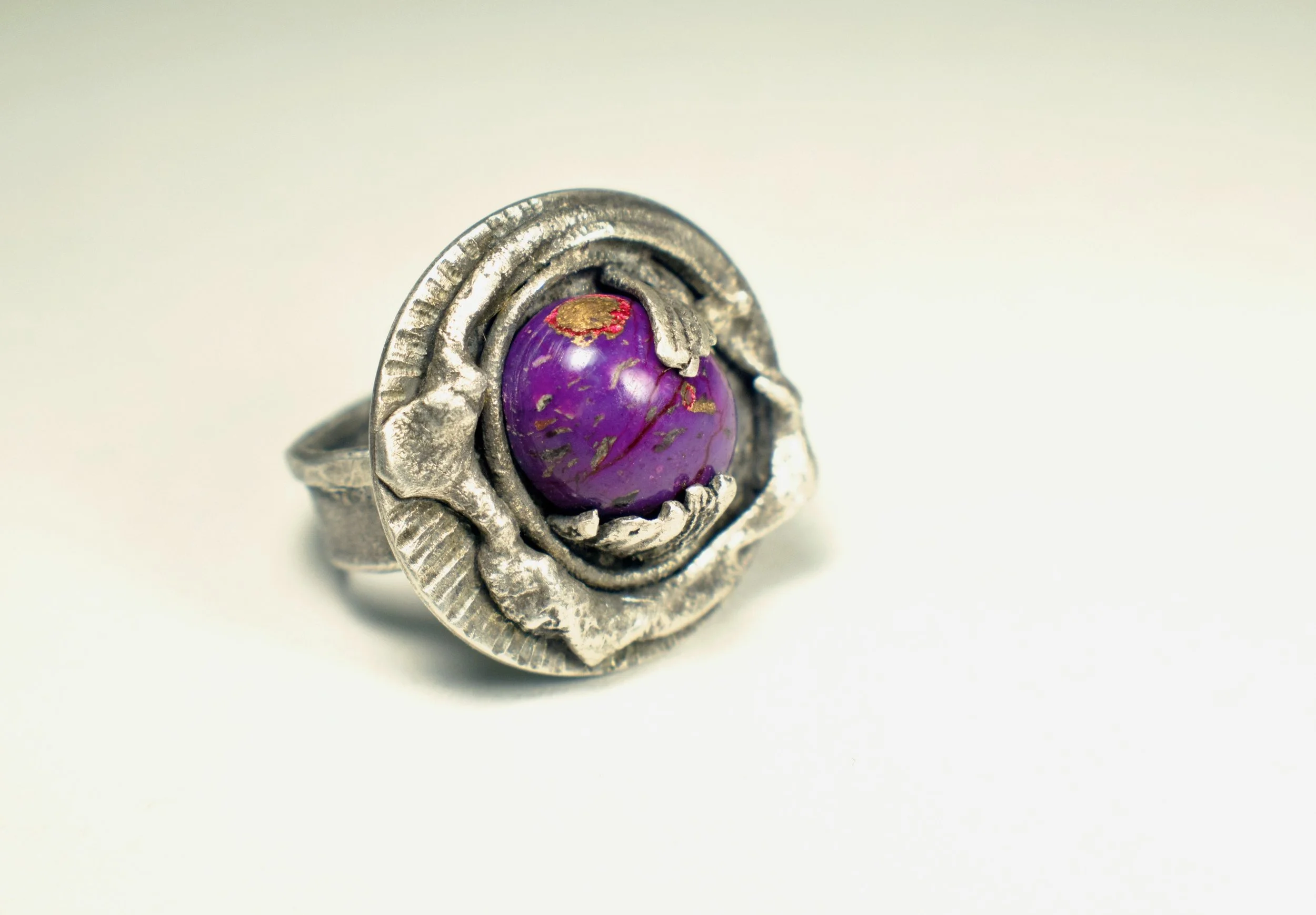 Rustic Mojave Turquoise Ring