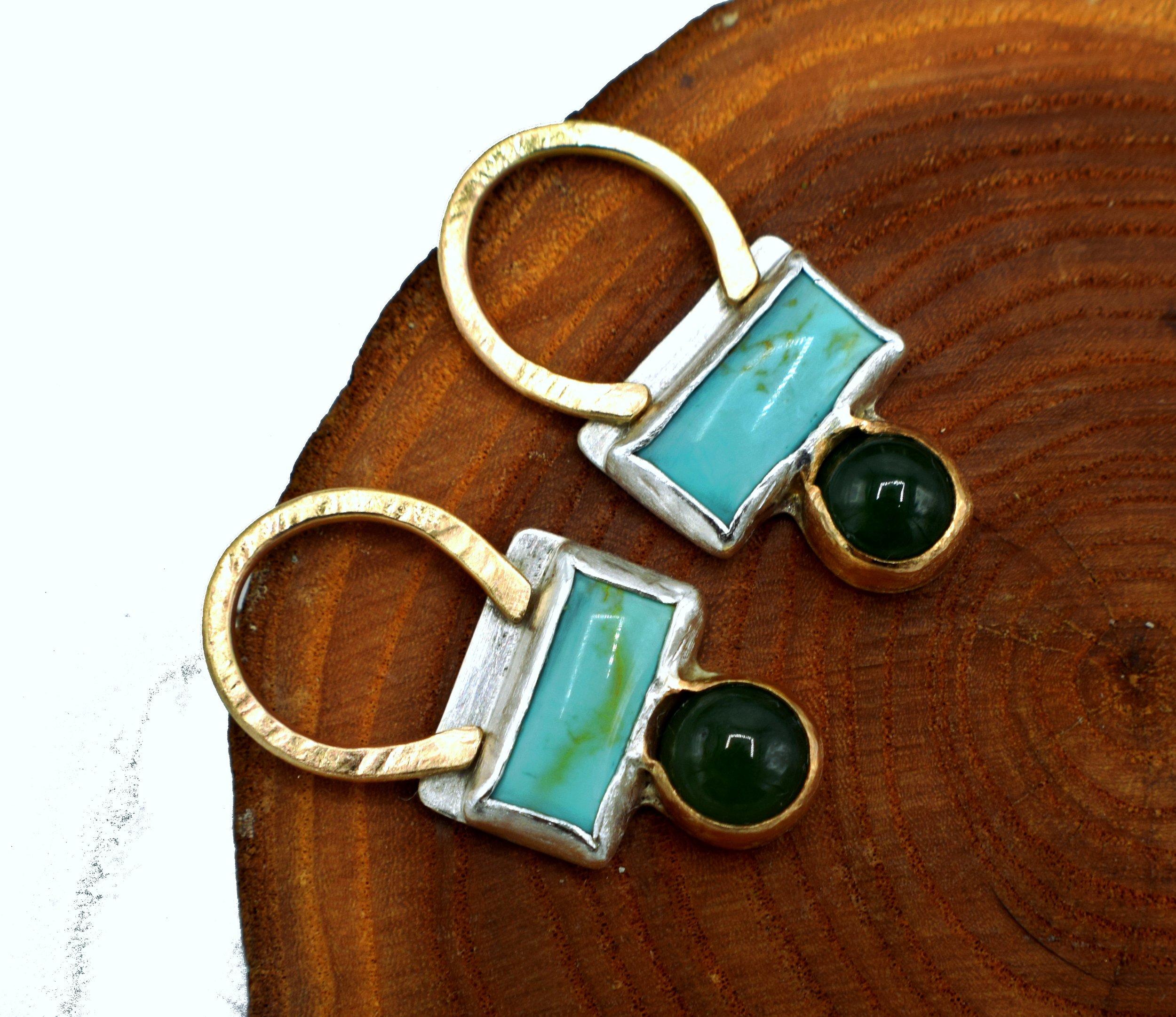 Turquoise_Jade_statement_studs3.JPG