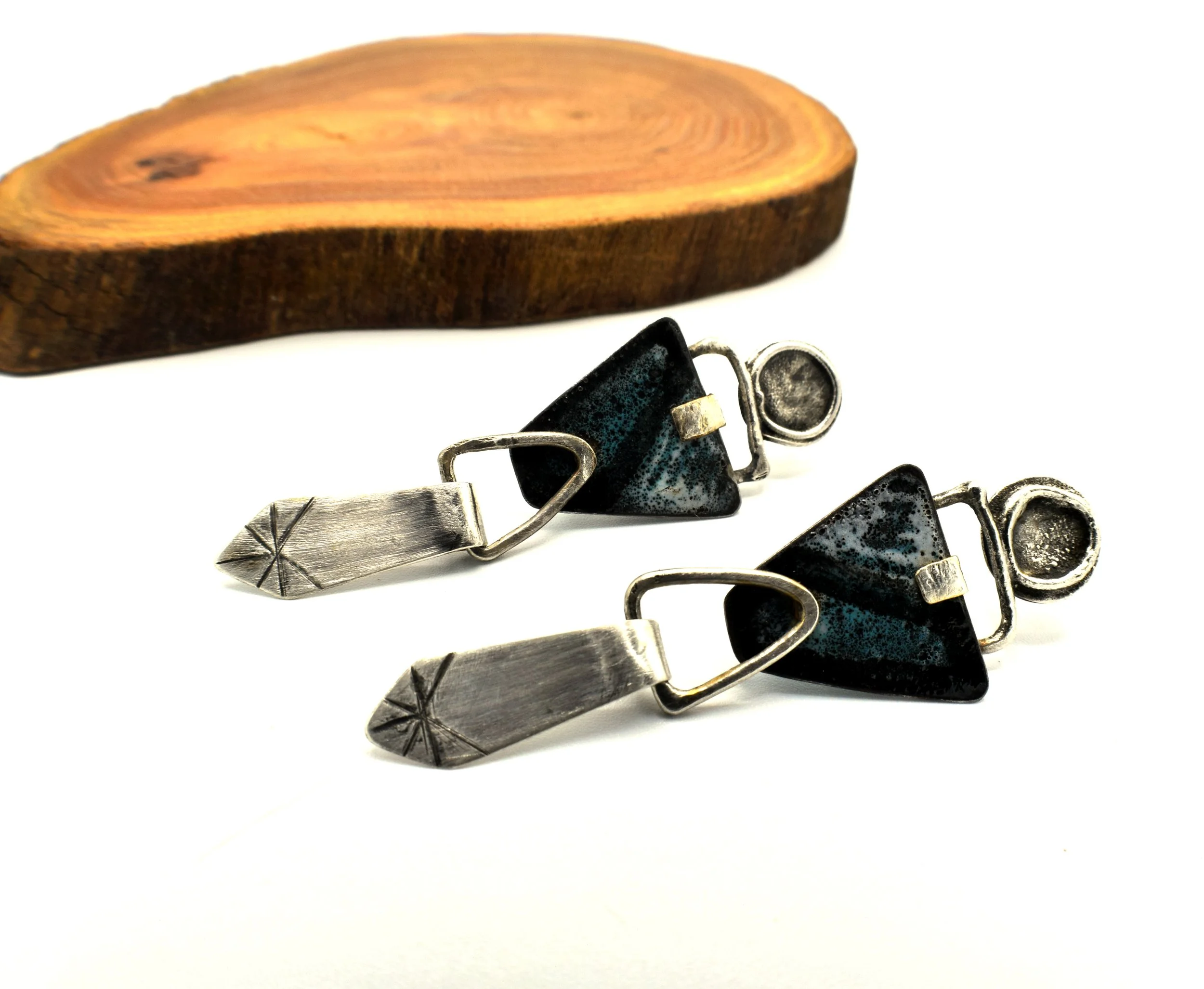 Navy_geo_enamel_statement_earrings4.JPG