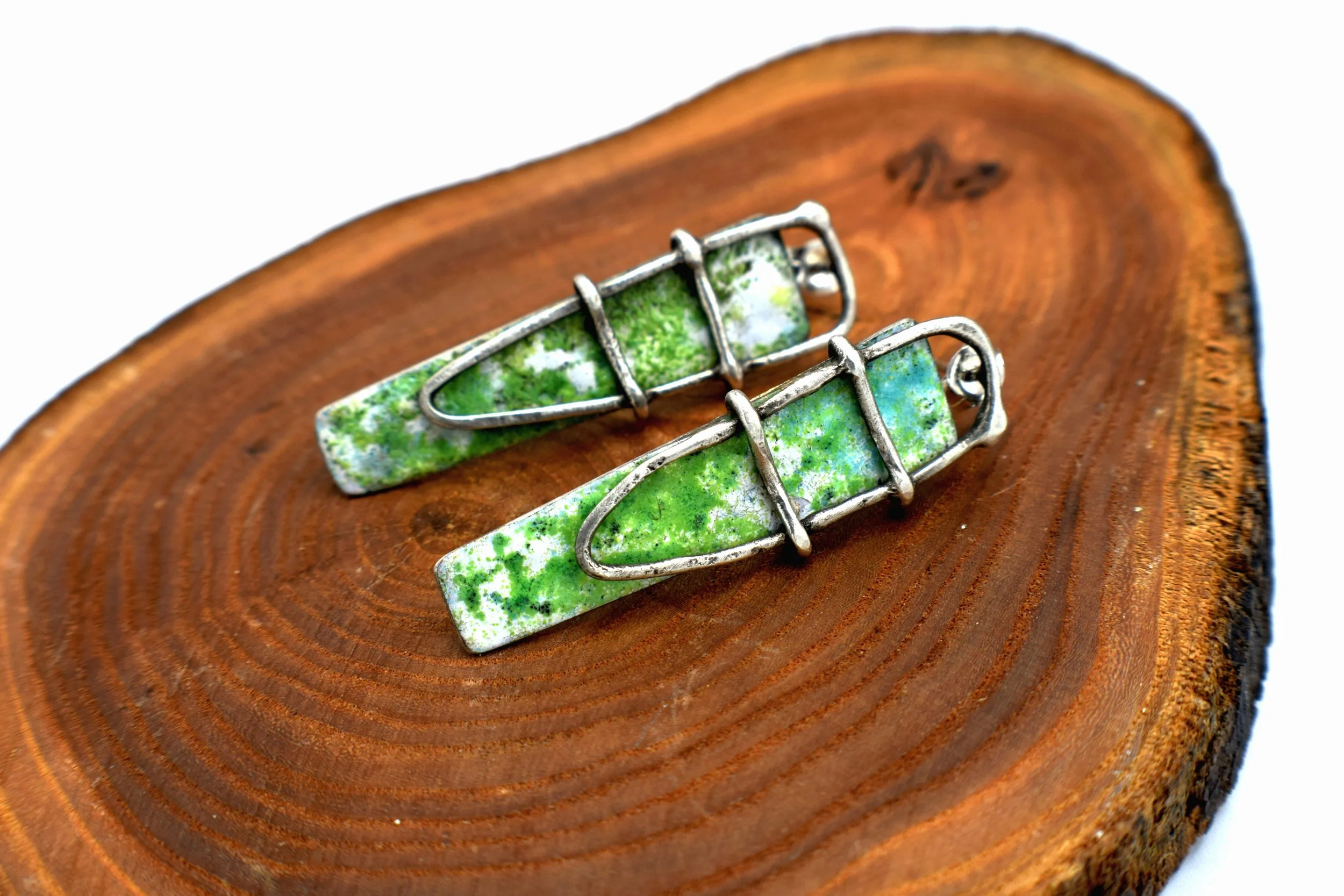 Green_enamel_Cage_studs2.JPG