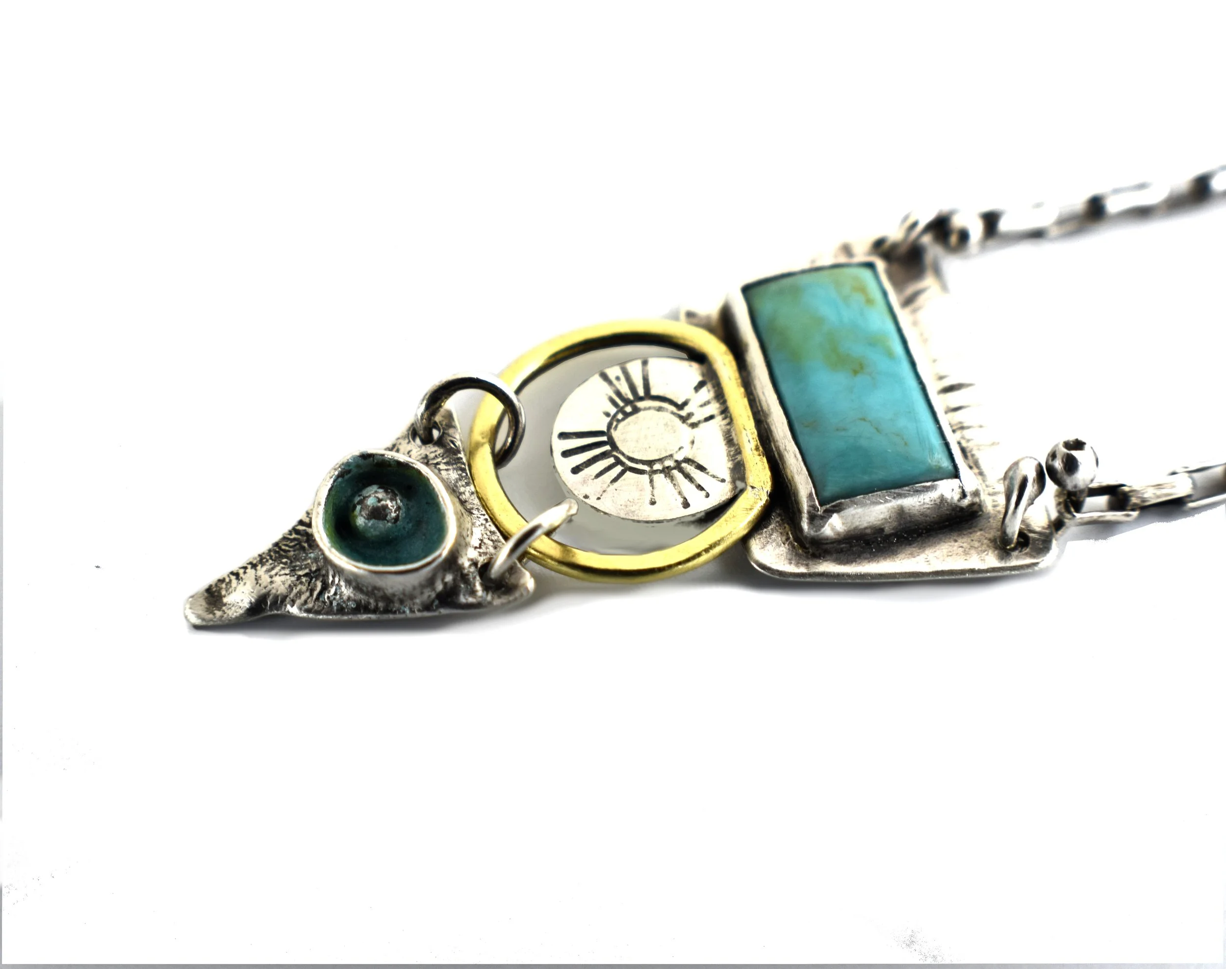 Rectangular_turquoise_mixed_metal_pendant2.JPG