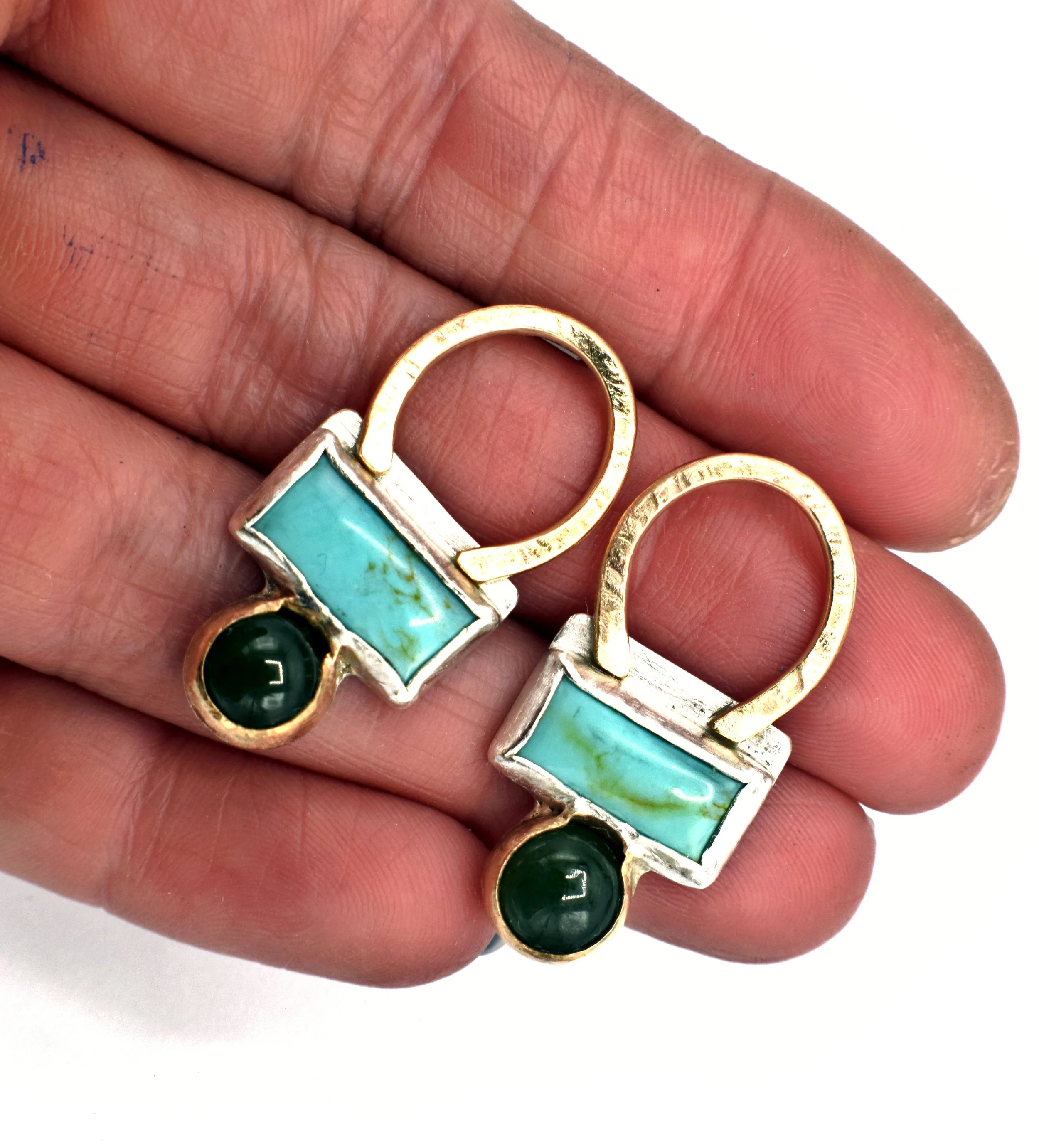 Turquoise_Jade_statement_studs2.JPG