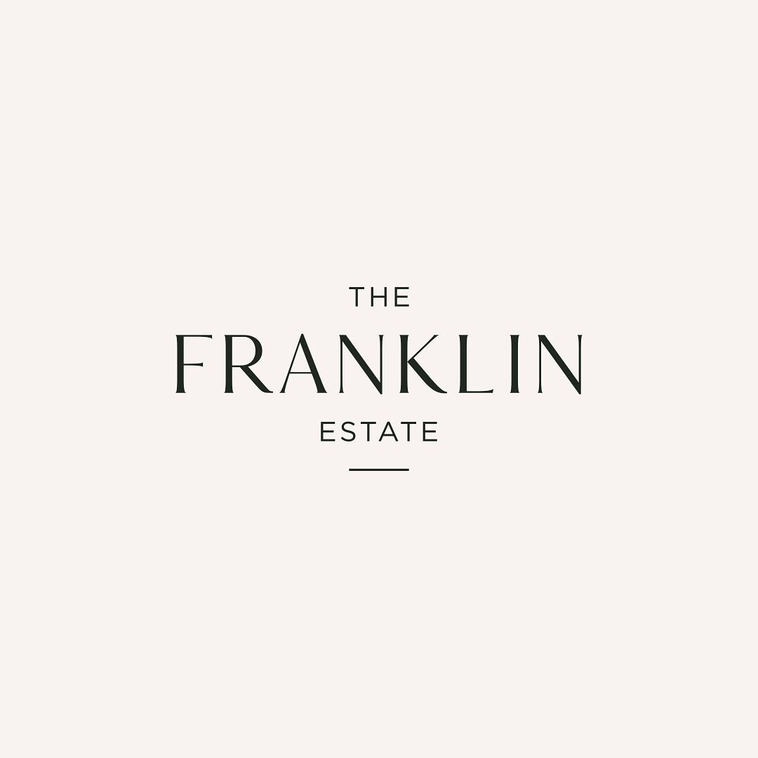 Brand design for The Franklin Estate&mdash;one of Auckland&rsquo;s premier wedding venues with chapel, reception venue and accommodation all on one site.