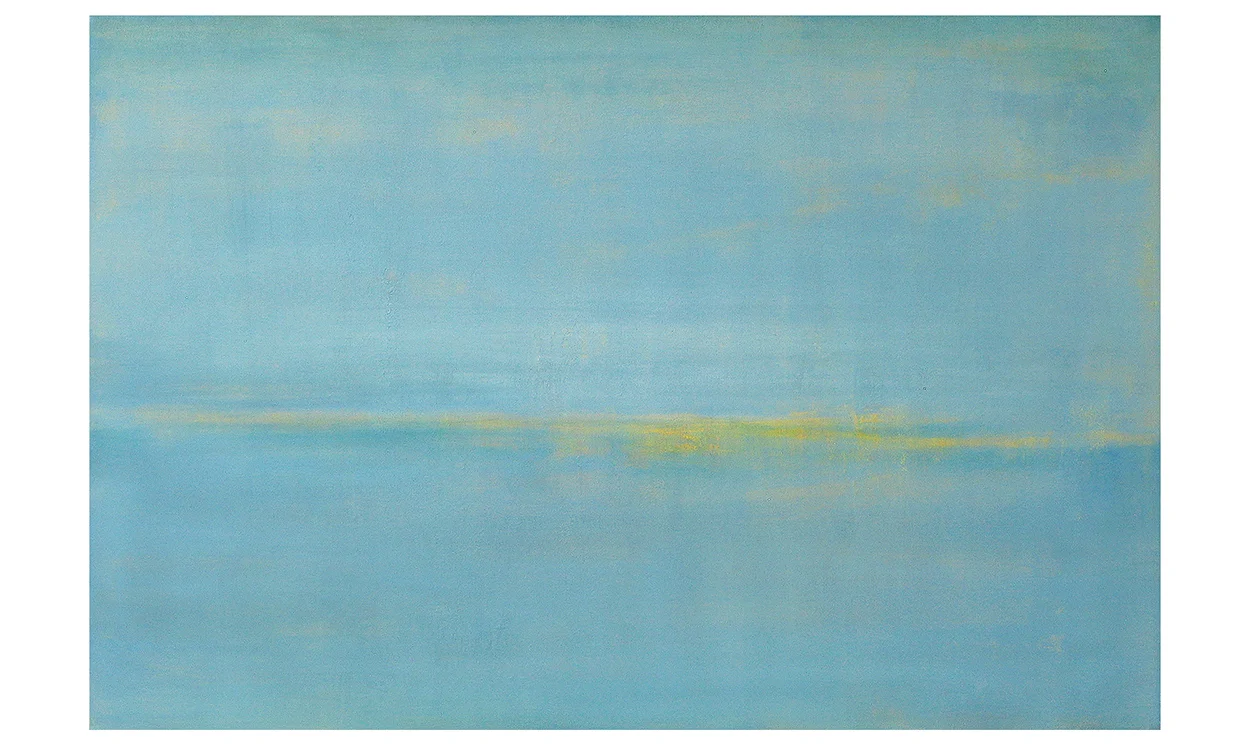 Way 36" x 50" acrylic on hand-built canvas ©Karen Zilly SOLD