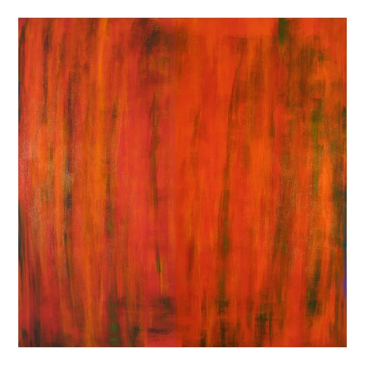 Jaipur 48" x 48" acrylic on canvas ©Karen Zilly SOLD