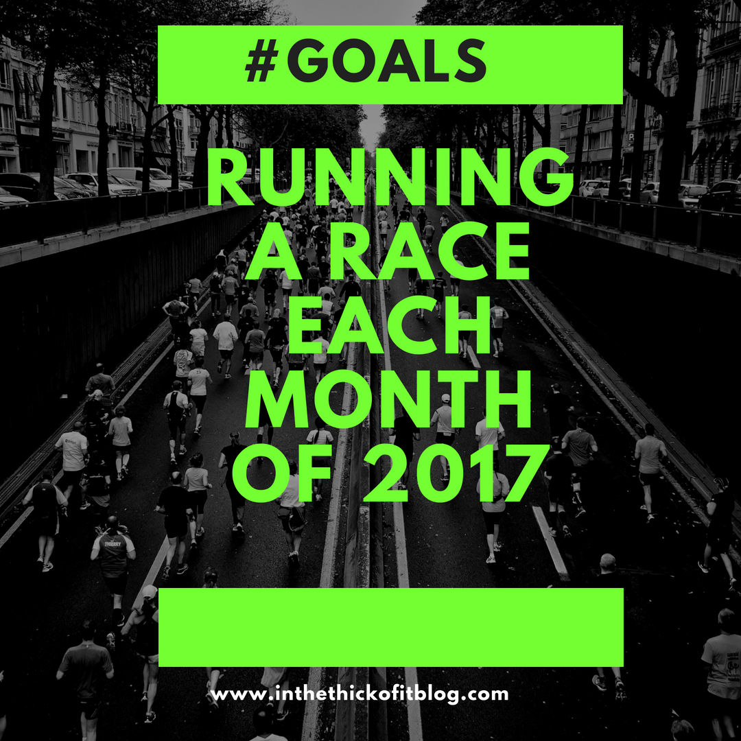Running a Race Every Month in 2017