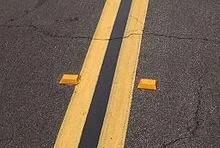 Built in street reflectors