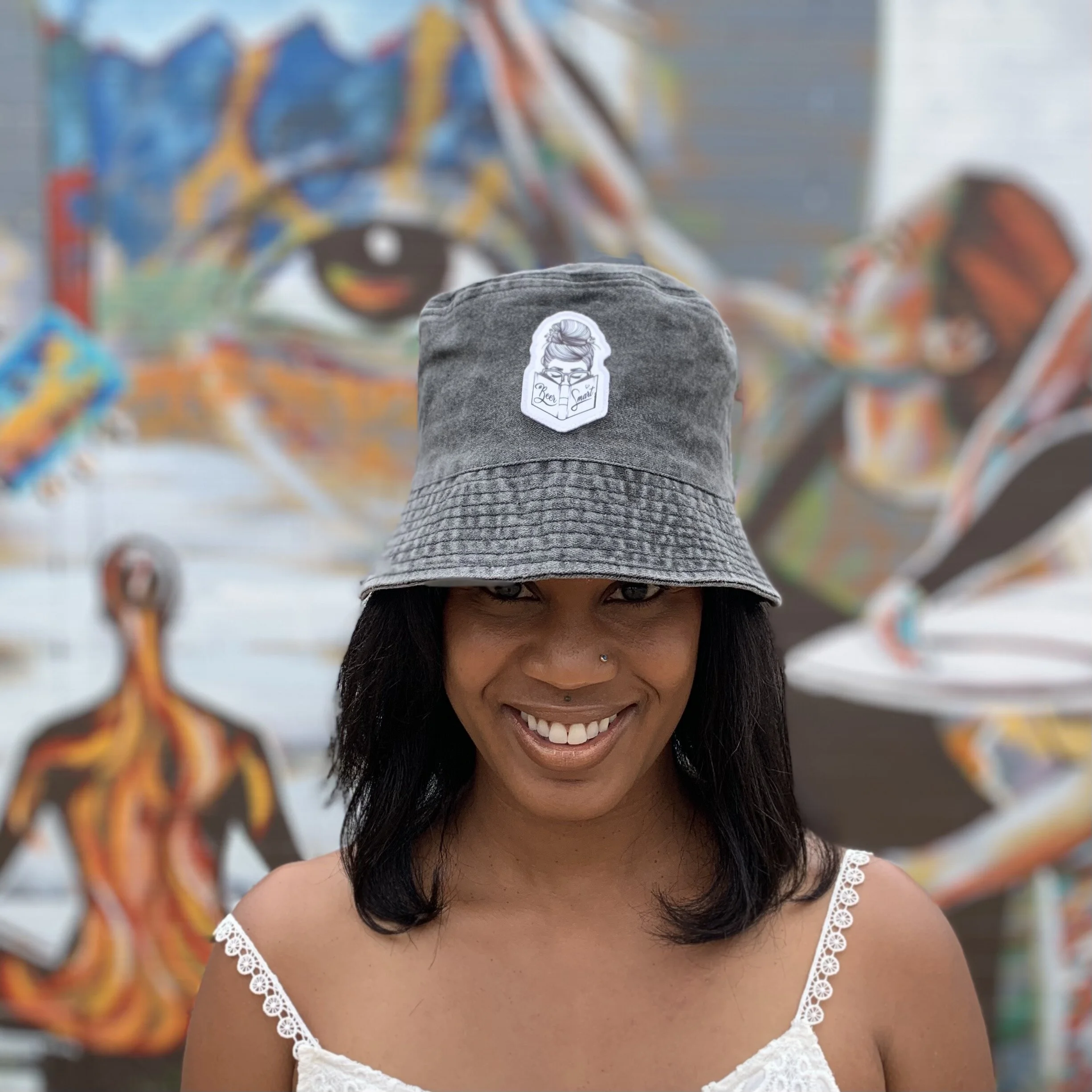 Bucket Hat with Beer Smart patch 