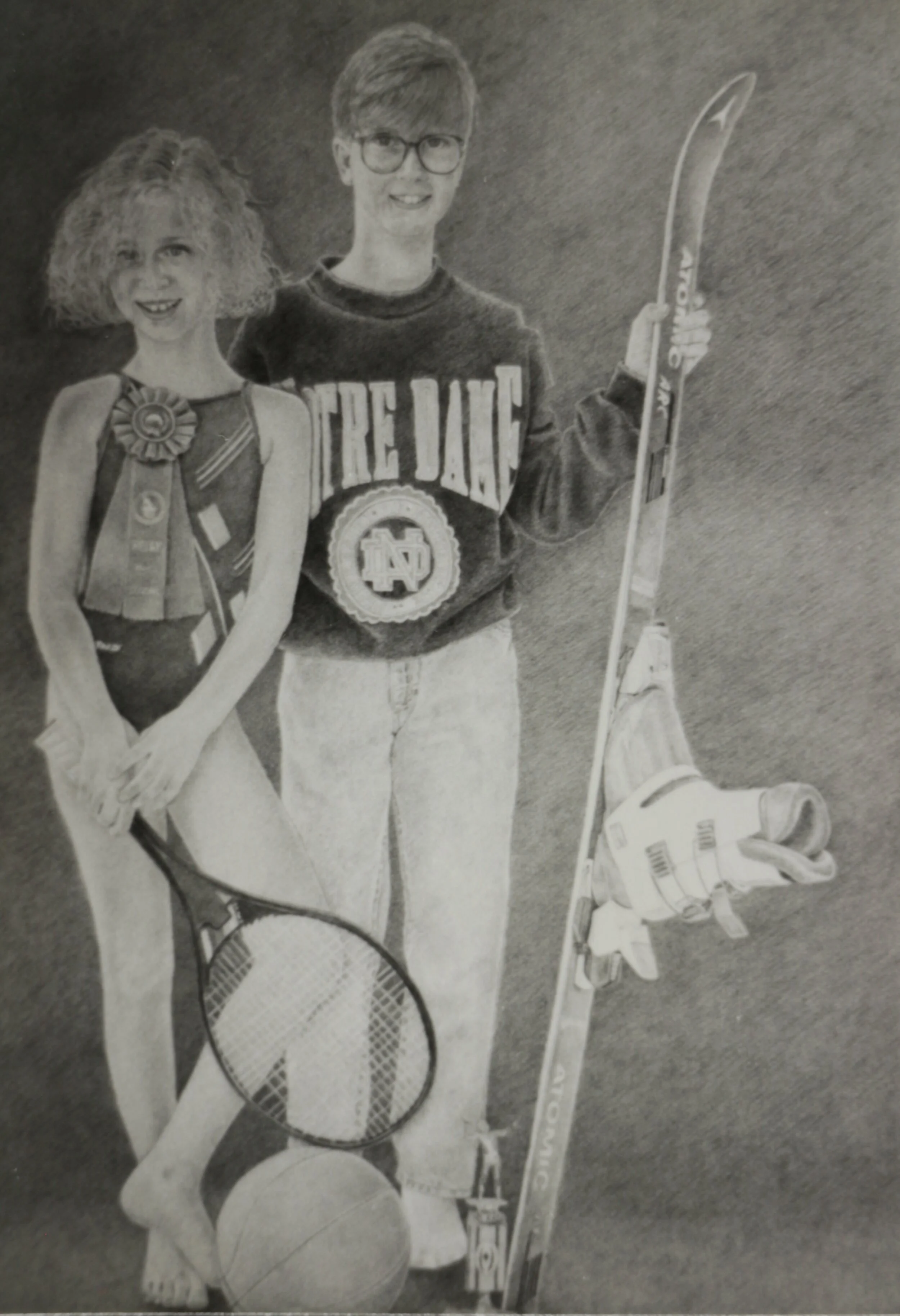  Graphite on Paper  40” X 32” 