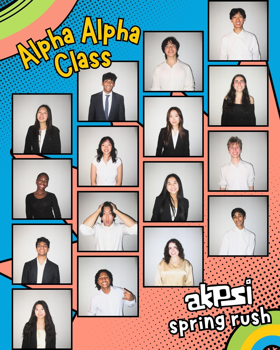 This weekend, we were proud to initiate our newest class, the Alpha Alpha Class! From finance challenge winners to body guard and weather pledges, we are so proud of what each and every one of you have accomplished throughout this quarter! We hope yo