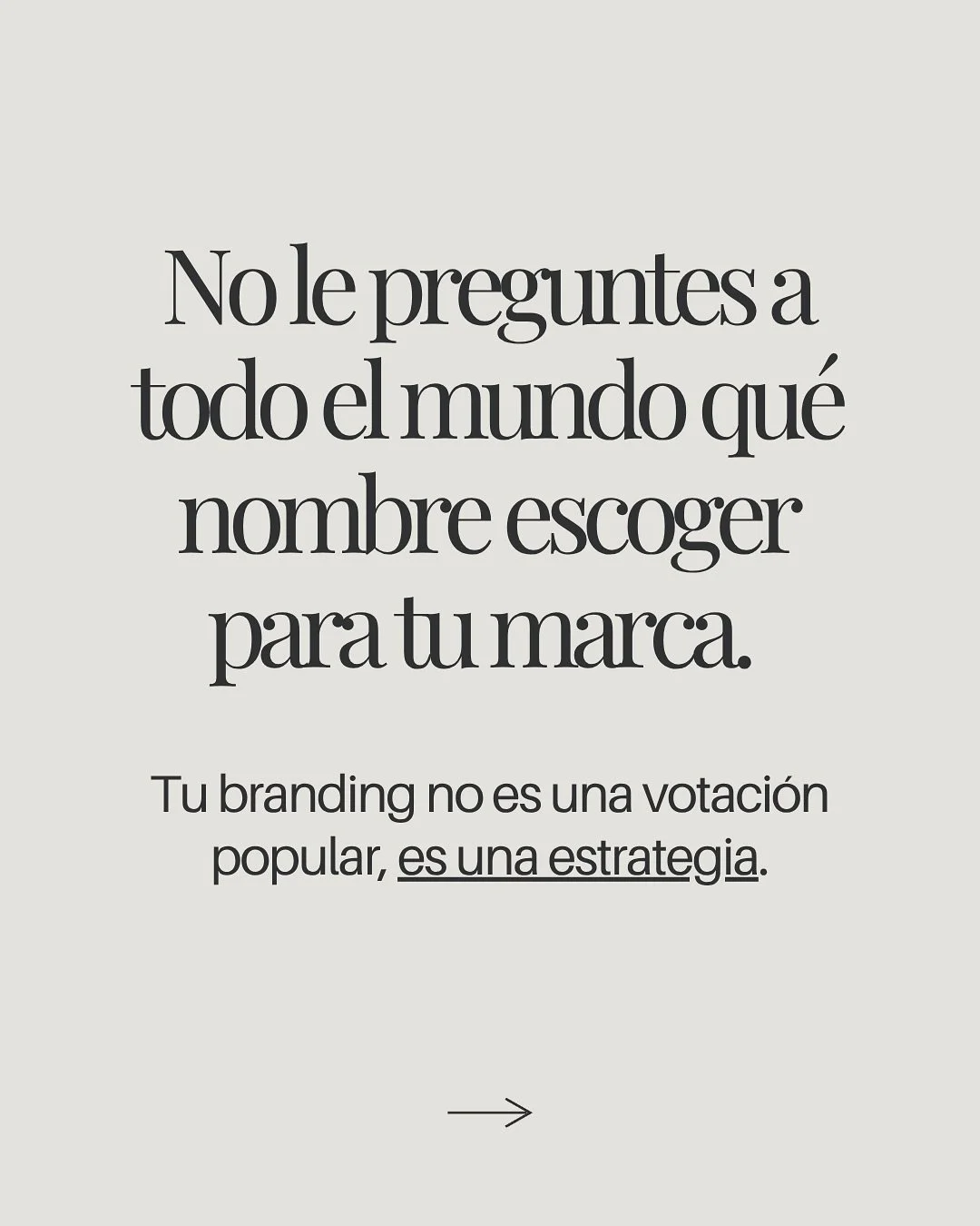 &iquest;Tu crees que si Apple hubiera hecho una encuesta hubieran terminado con ese nombre? Te pasamos este tip para nombrar tu marca 💥 &iquest;Quien aqu&iacute; batall&oacute; en encontrar un nombre para su marca? &iquest;Qu&eacute; les ayud&oacute