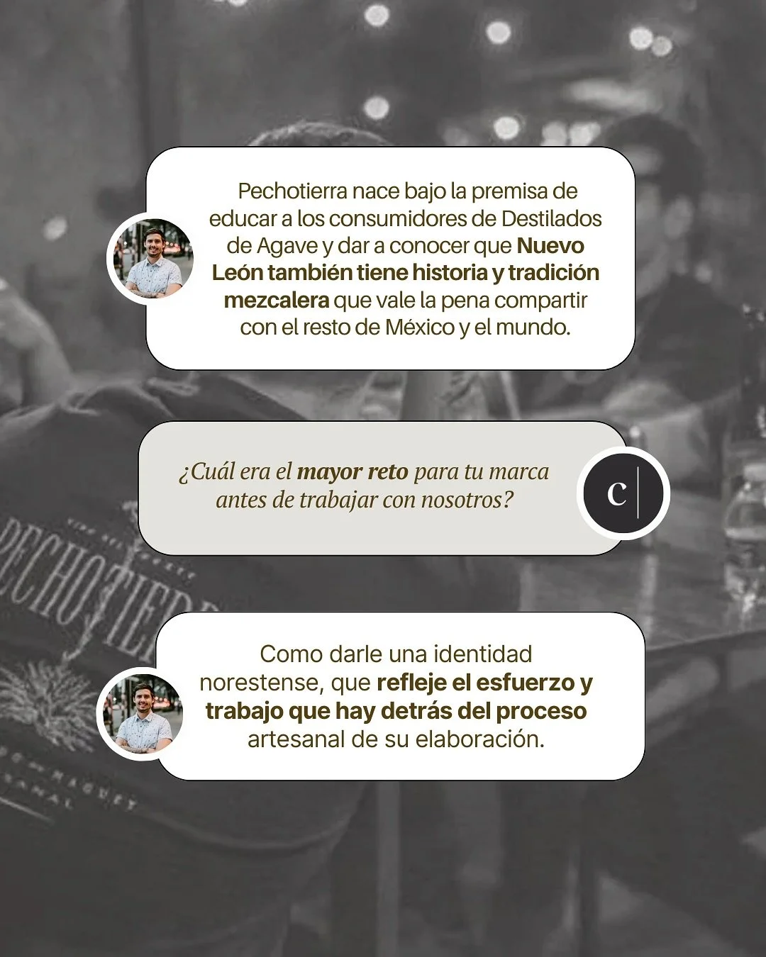 Detr&aacute;s de cada cliente hay una historia que nos motiva a seguir creando.

@pechotierra