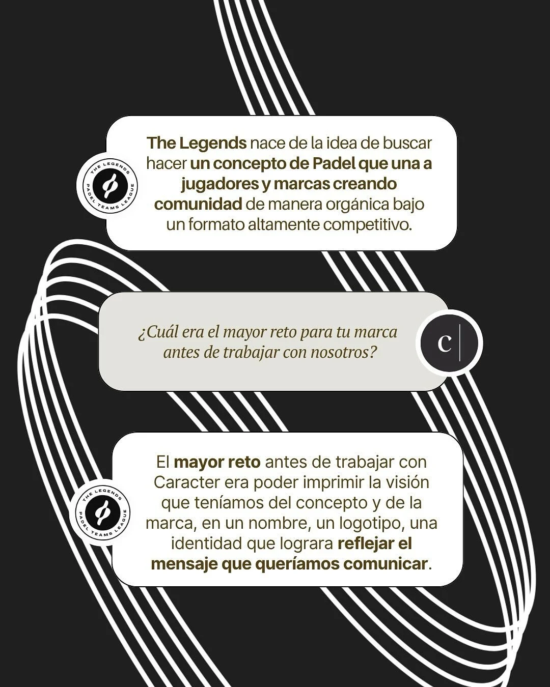 💬 &ldquo;El haber trabajado con Caracter nos abri&oacute; los ojos a la importancia de crear algo bien hecho, formal, con ideas aterrizadas, con un significado, con detalle, un branding que logre comunicar el objetivo de la marca independientemente 