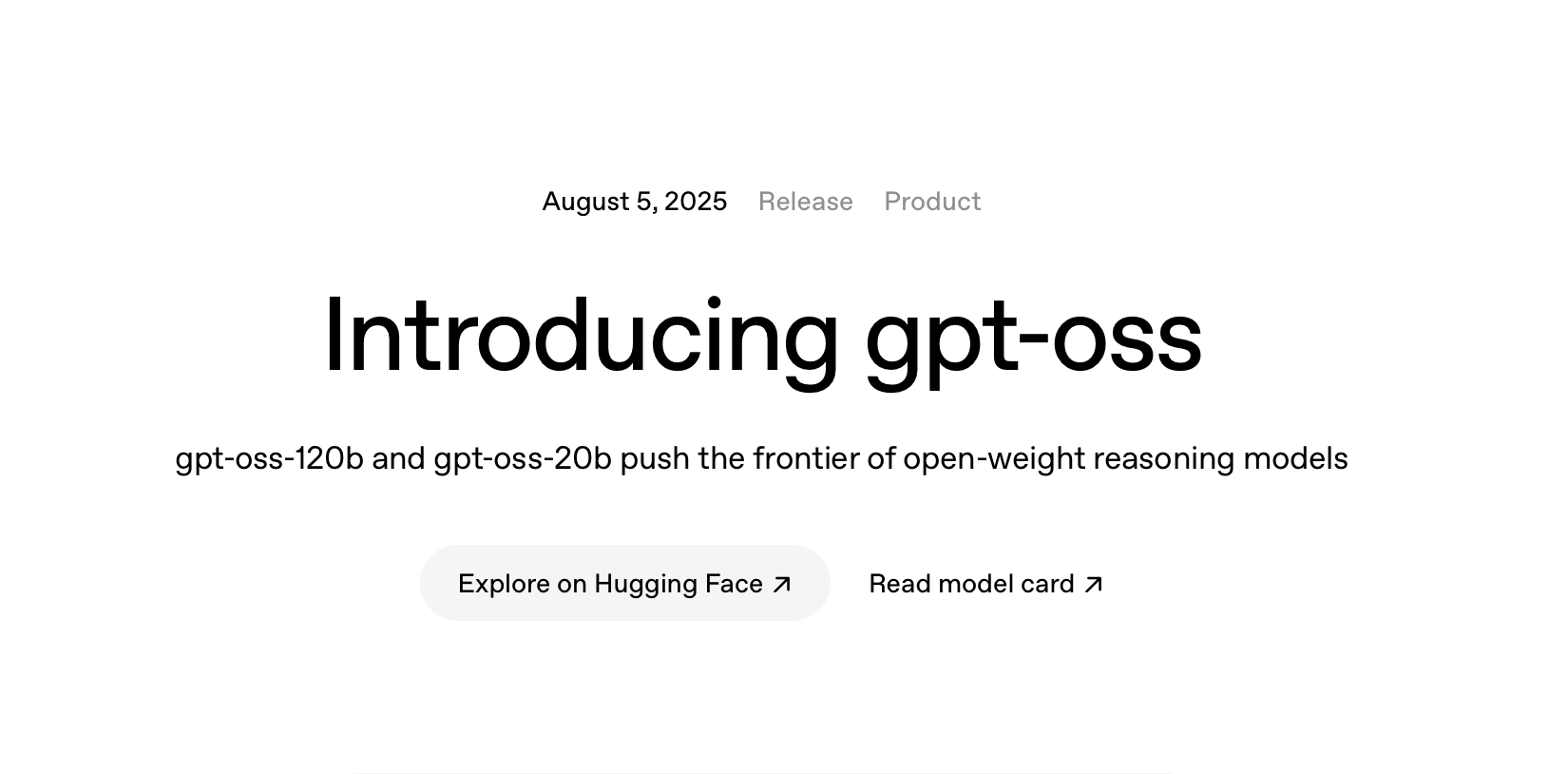 Reading Note on gpt-oss - a new milestone for open-weight models