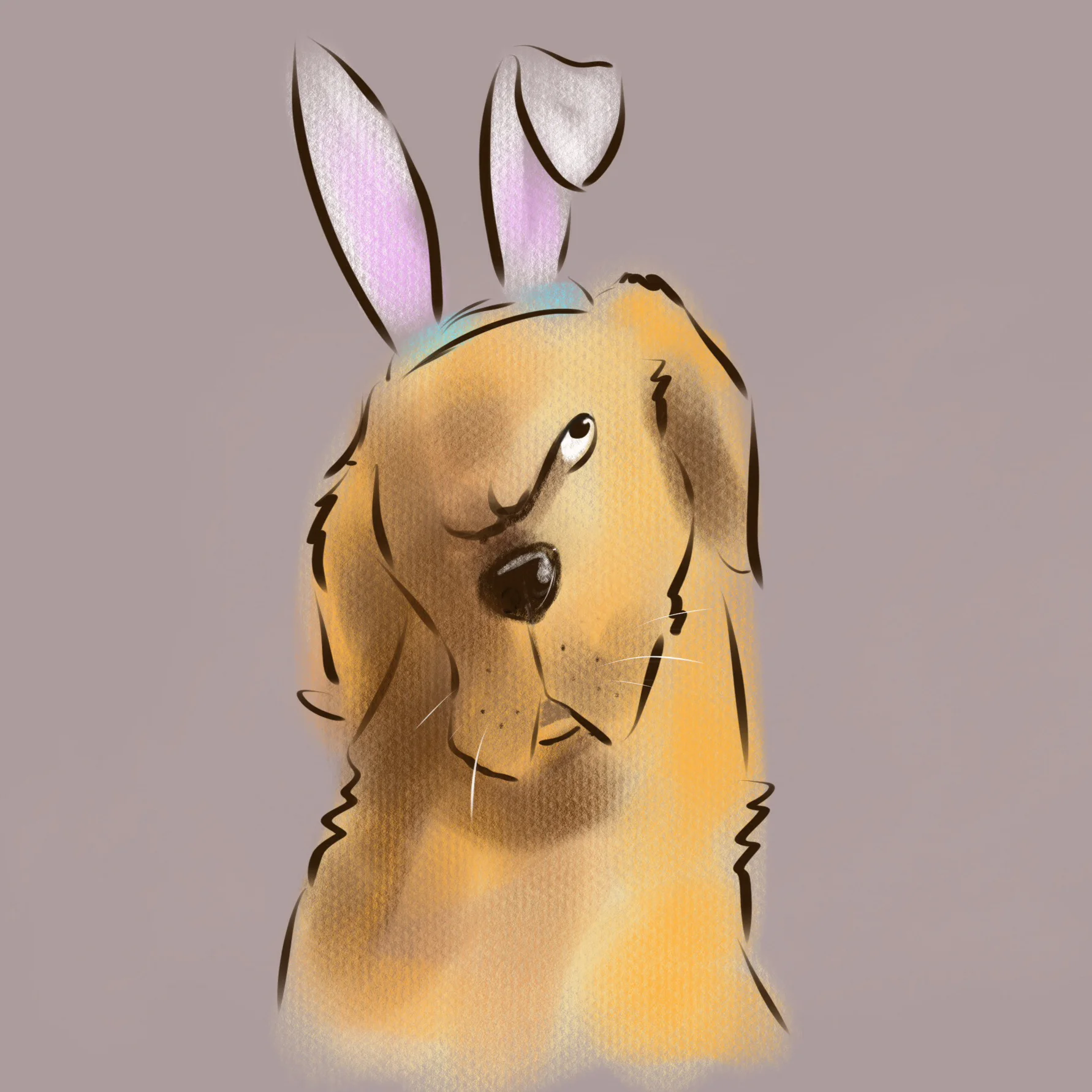 Grumpy Easter Bunny