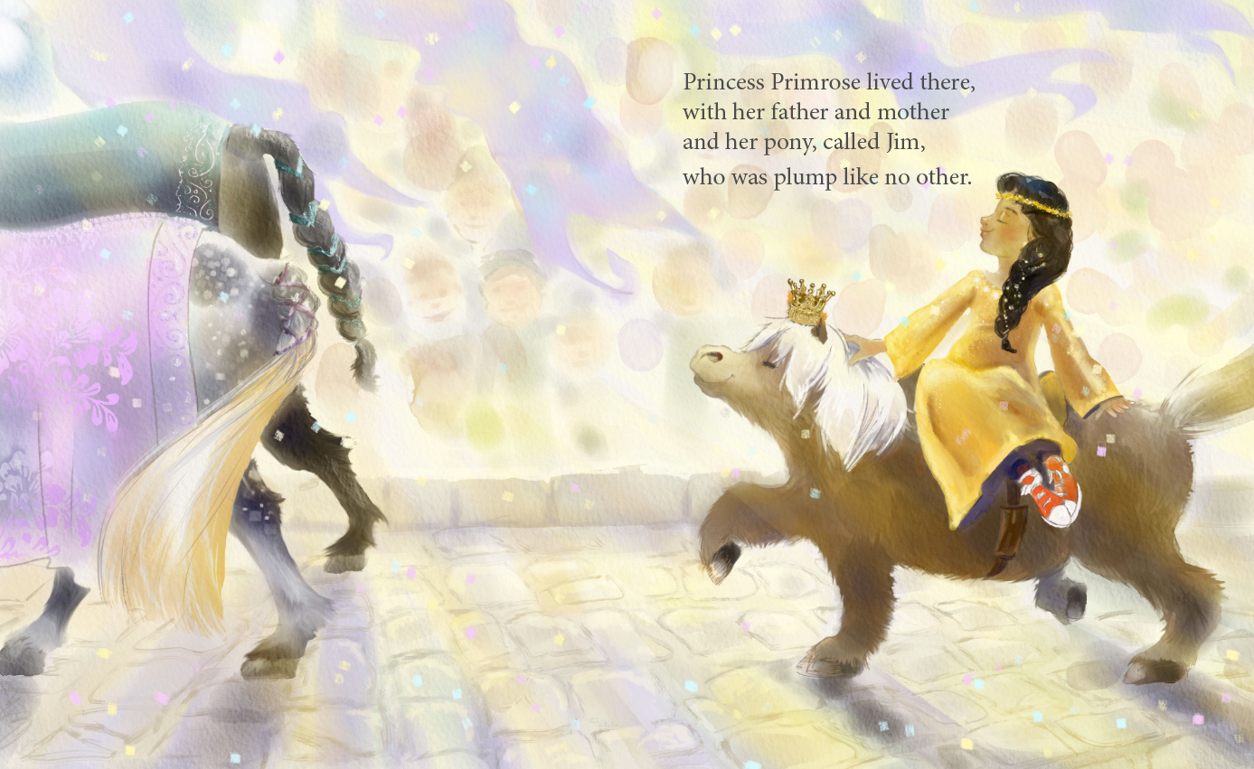 Princess Primrose and her pony Jim in the parade