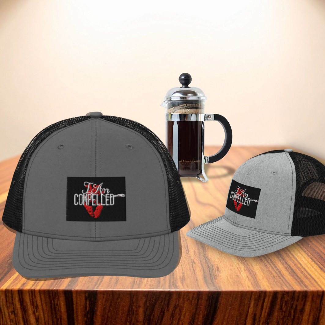 Original Compelled Ones Mission Hats. Click picture to shop!