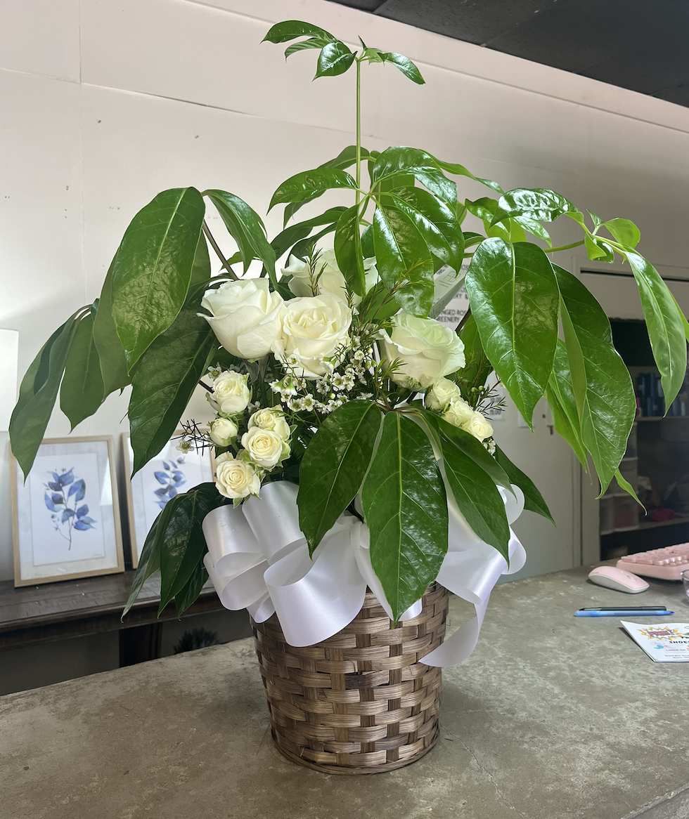 $65.00 + $40.00 Fresh Flowers