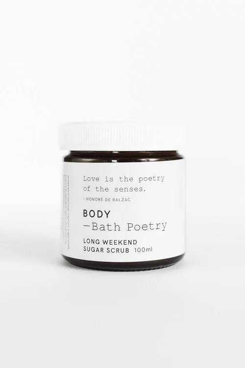 Bath Poetry Long Weekend Sugar Scrub $16