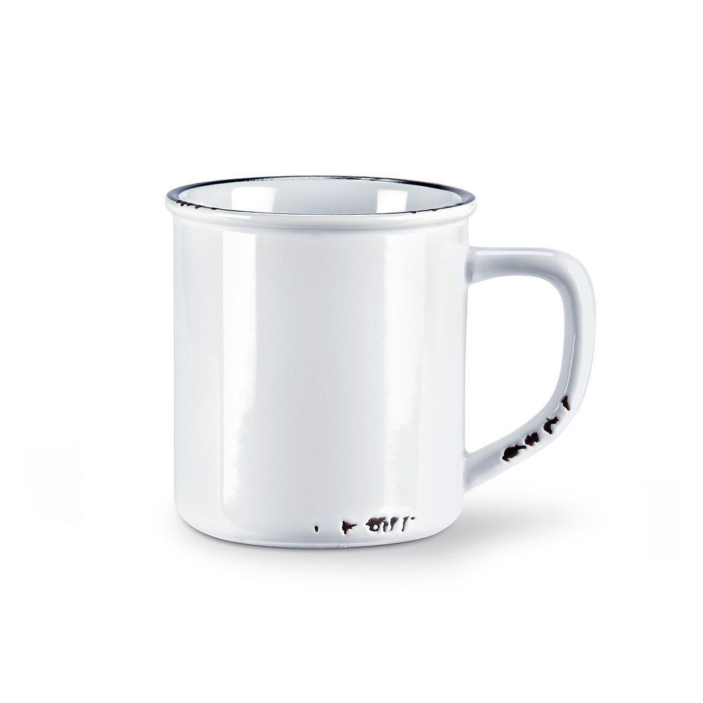 Enamel Mug White $12