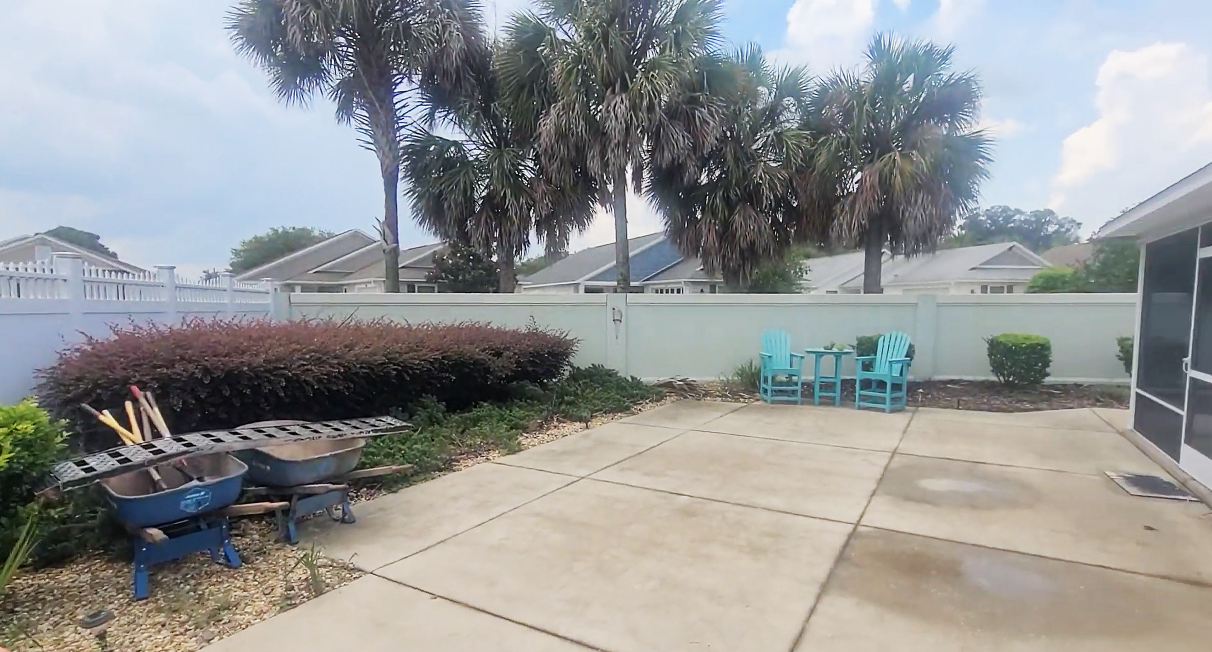 ^ Back Yard Before ^