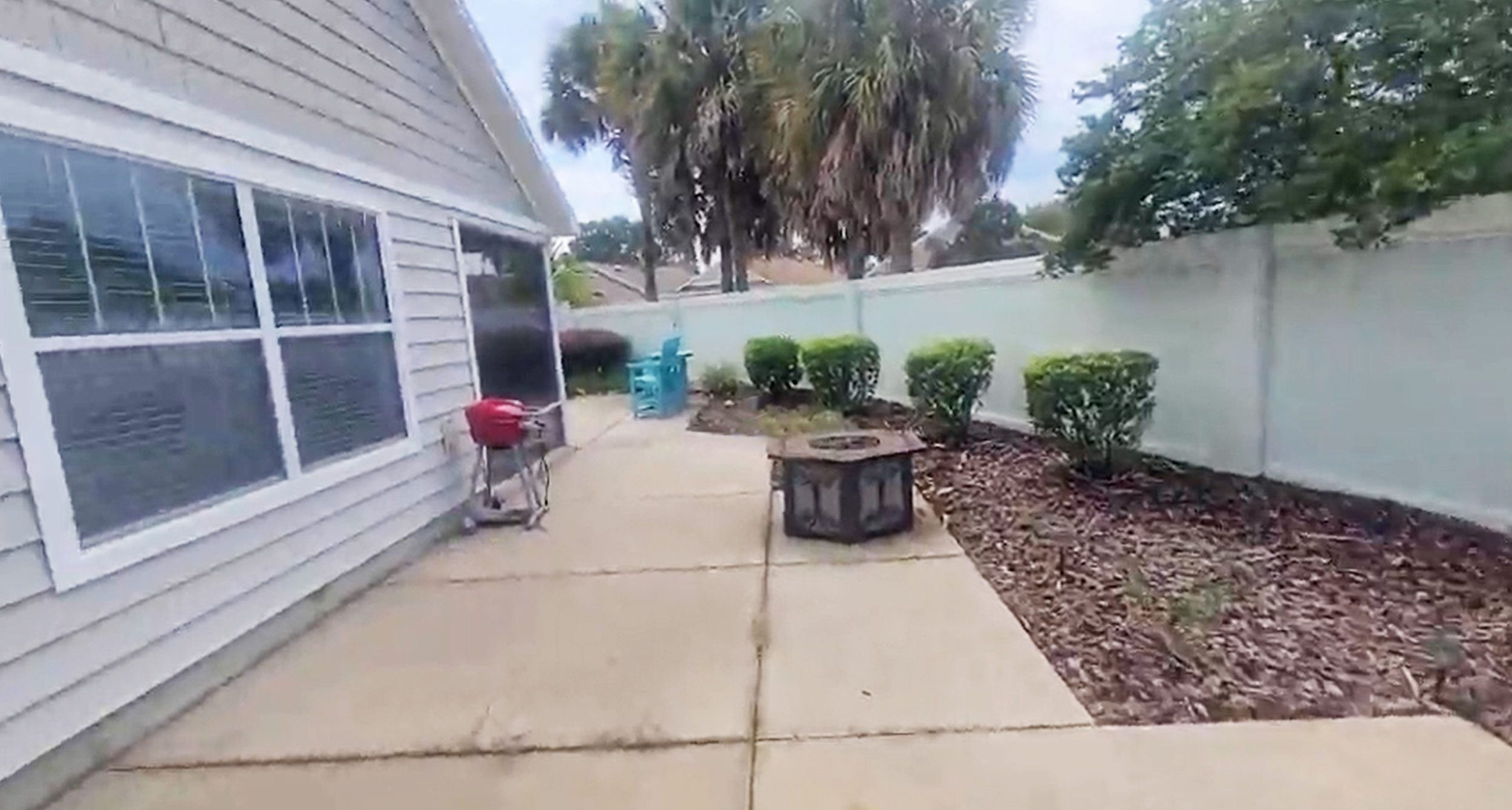 ^ Back Yard Before ^