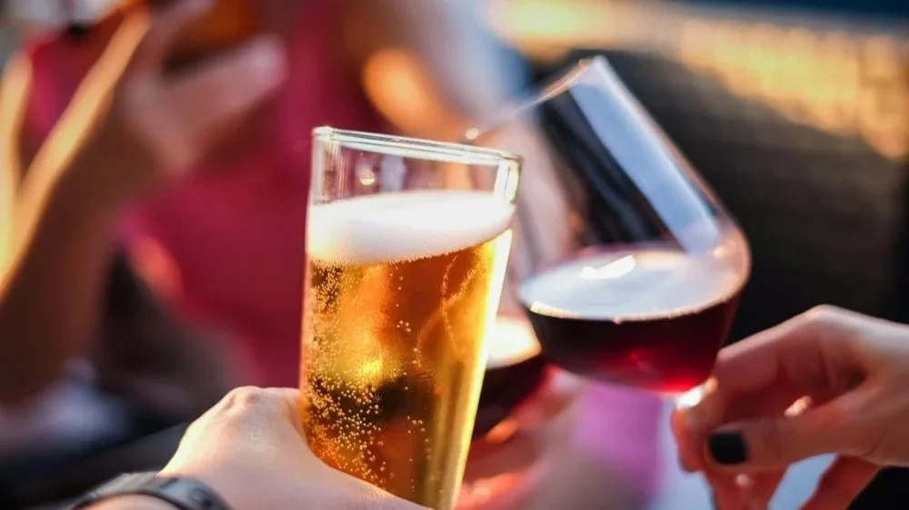 Wine and beer