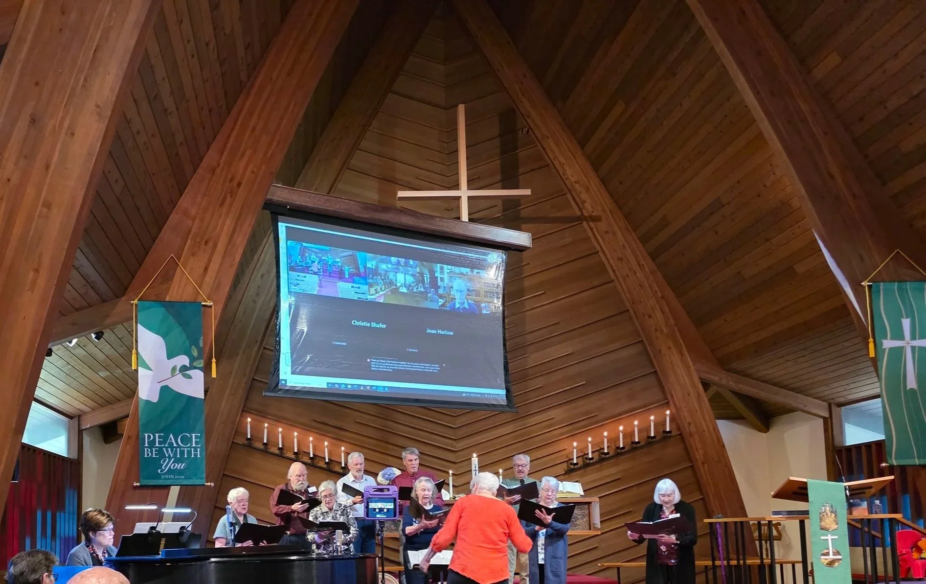 Always uplifting when the choir sings