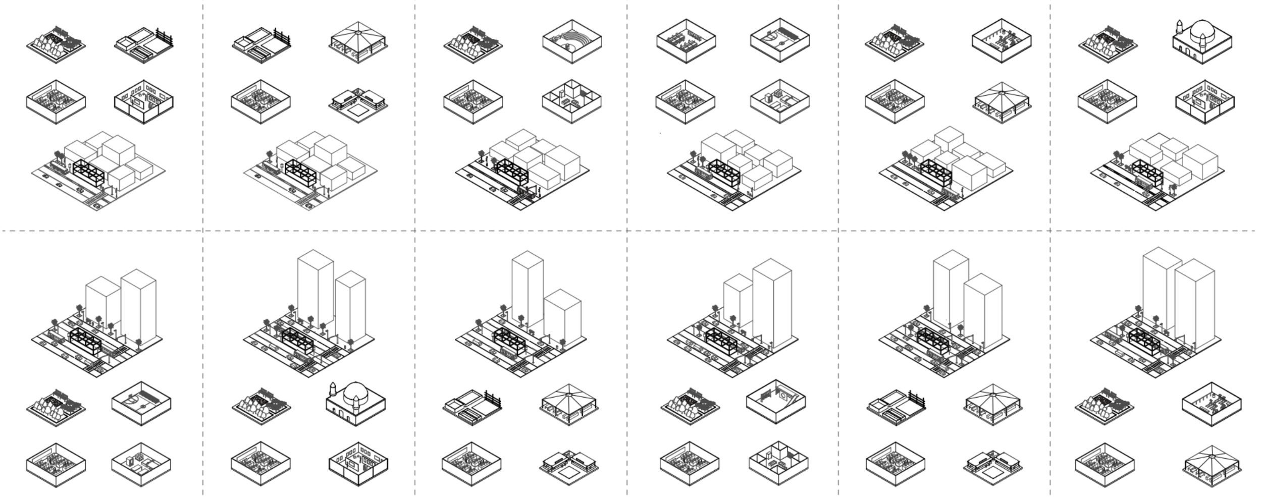 Illustration of programs and workshops design in each LINK! Station