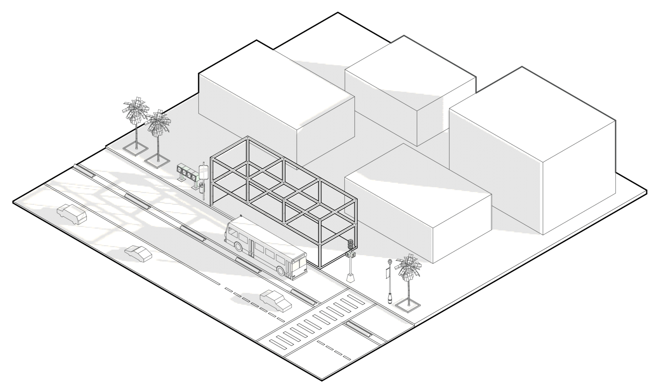 Illustration of LINK! station design