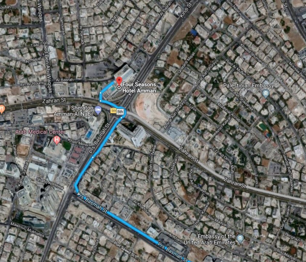 Centre of West Amman (Wealthy Upper Class)