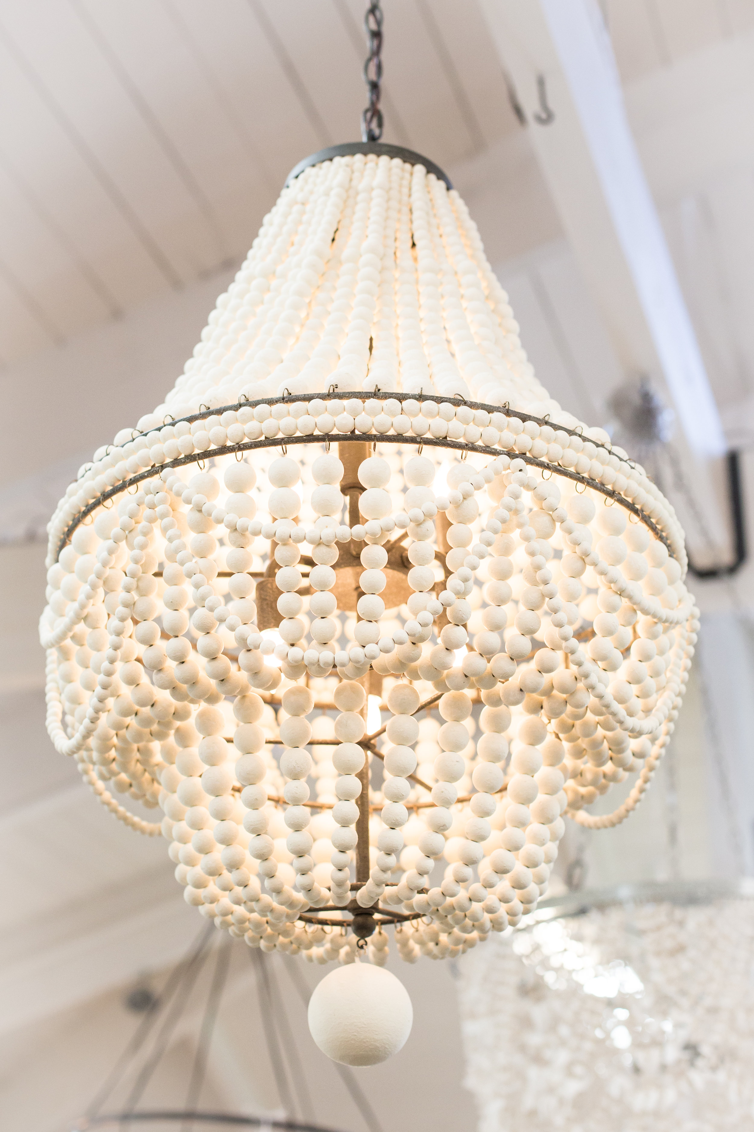 Classic white chandelier