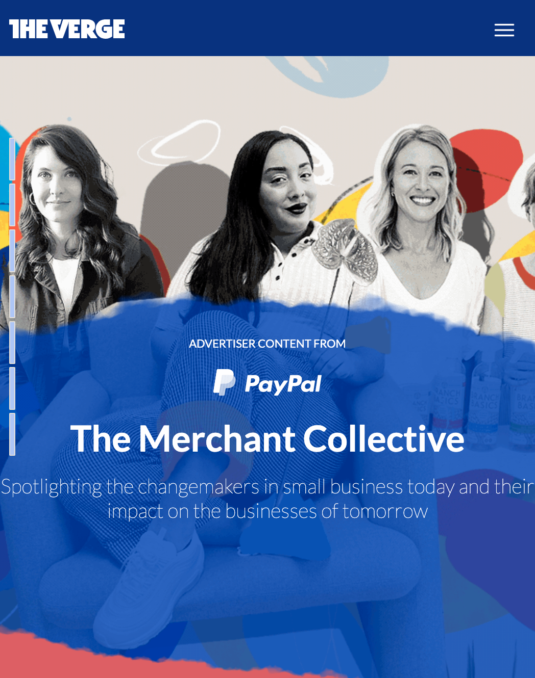 The Verge x Paypal Merchant Collective